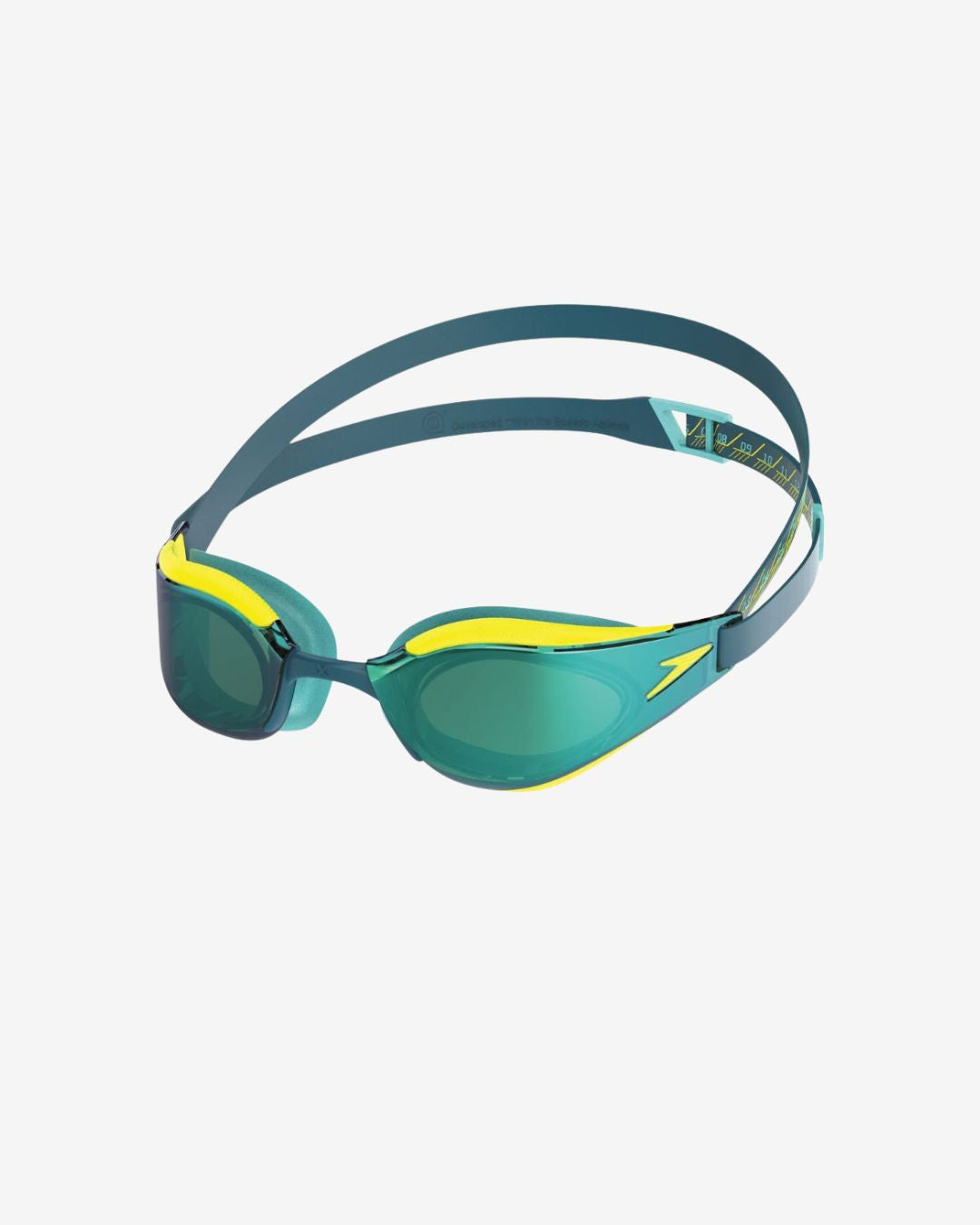 Occhialini Speedo Fastskin Hyper Elite Specchiati Green Yellow