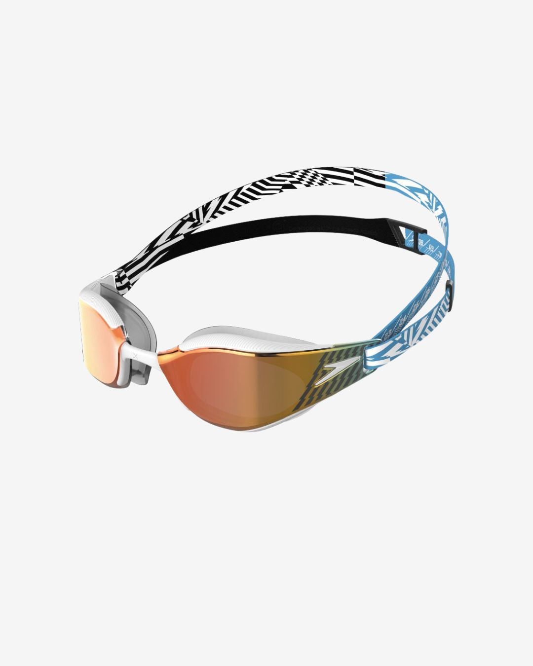 Occhialini Speedo Fastskin Hyper Elite Specchiati White Gold