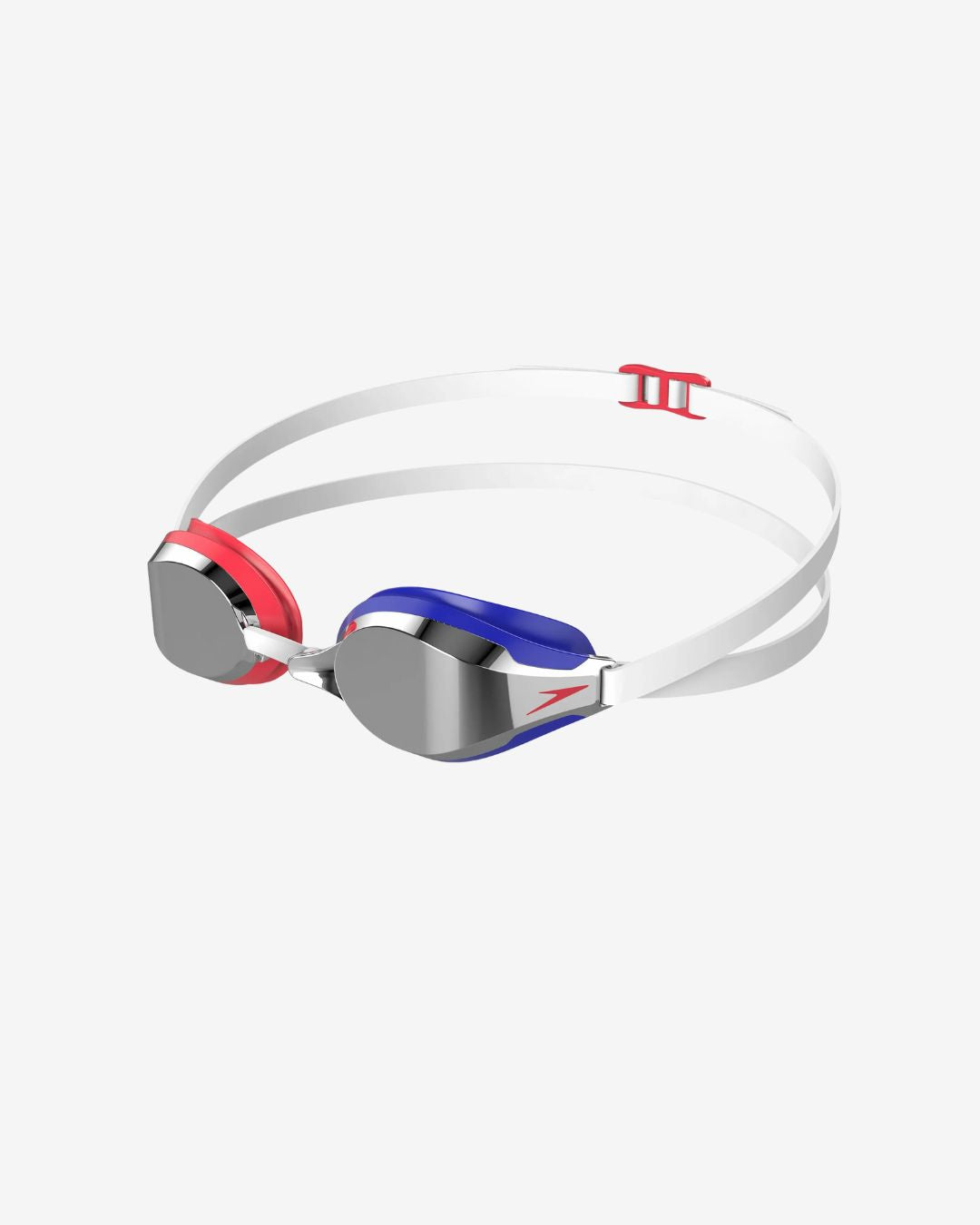 Occhialini Speedo Speedsocket 2 Mirror Red Blue Silver