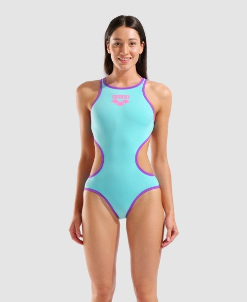 Costume Donna Arena One Biglogo Water-Purple