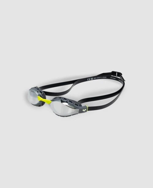 Occhialini Nuoto Specchiati Arena Air Sonic Mirror Silver Anthracite