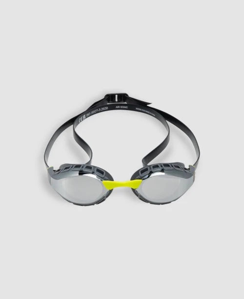 Occhialini Nuoto Specchiati Arena Air Sonic Mirror Silver Anthracite
