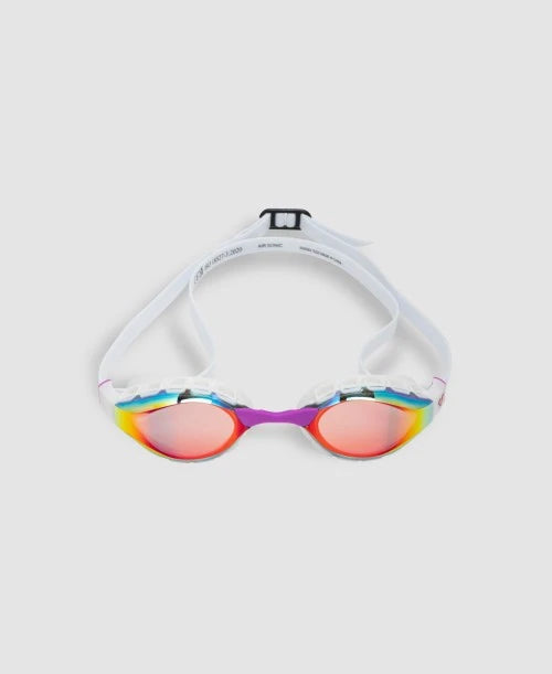 Occhialini Nuoto Specchiati Arena Air Sonic Mirror Gold-White