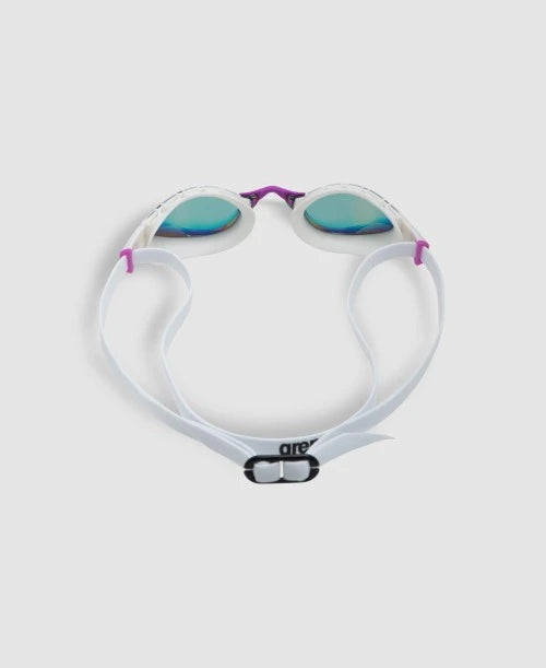 Occhialini Nuoto Specchiati Arena Air Sonic Mirror Gold-White