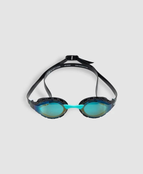 Occhialini Nuoto Specchiati Arena Air Sonic Mirror Aqua-Black