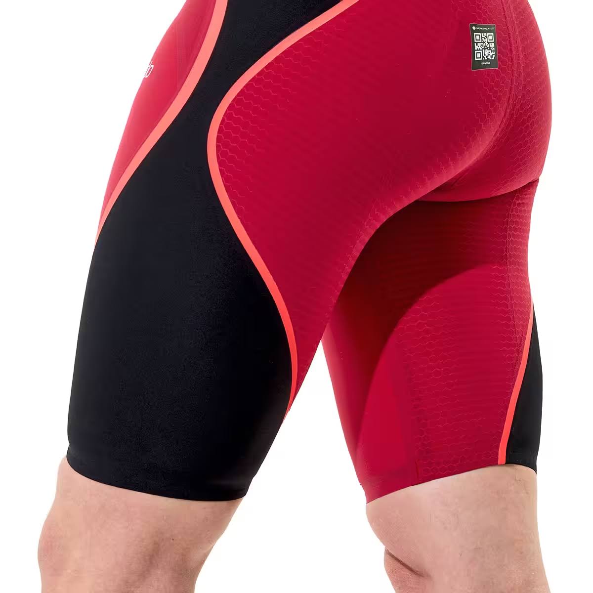 Costume da Gara Uomo Speedo Fastskin LZR Pure Intent 2.0 Jammer Rosso/Nero