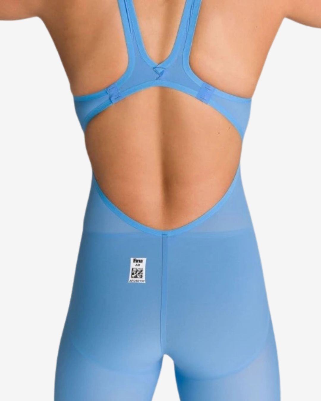 Costume Da Gara Arena Powerskin R-EVO+ Open Water Donna OpenBack Ocean Blue