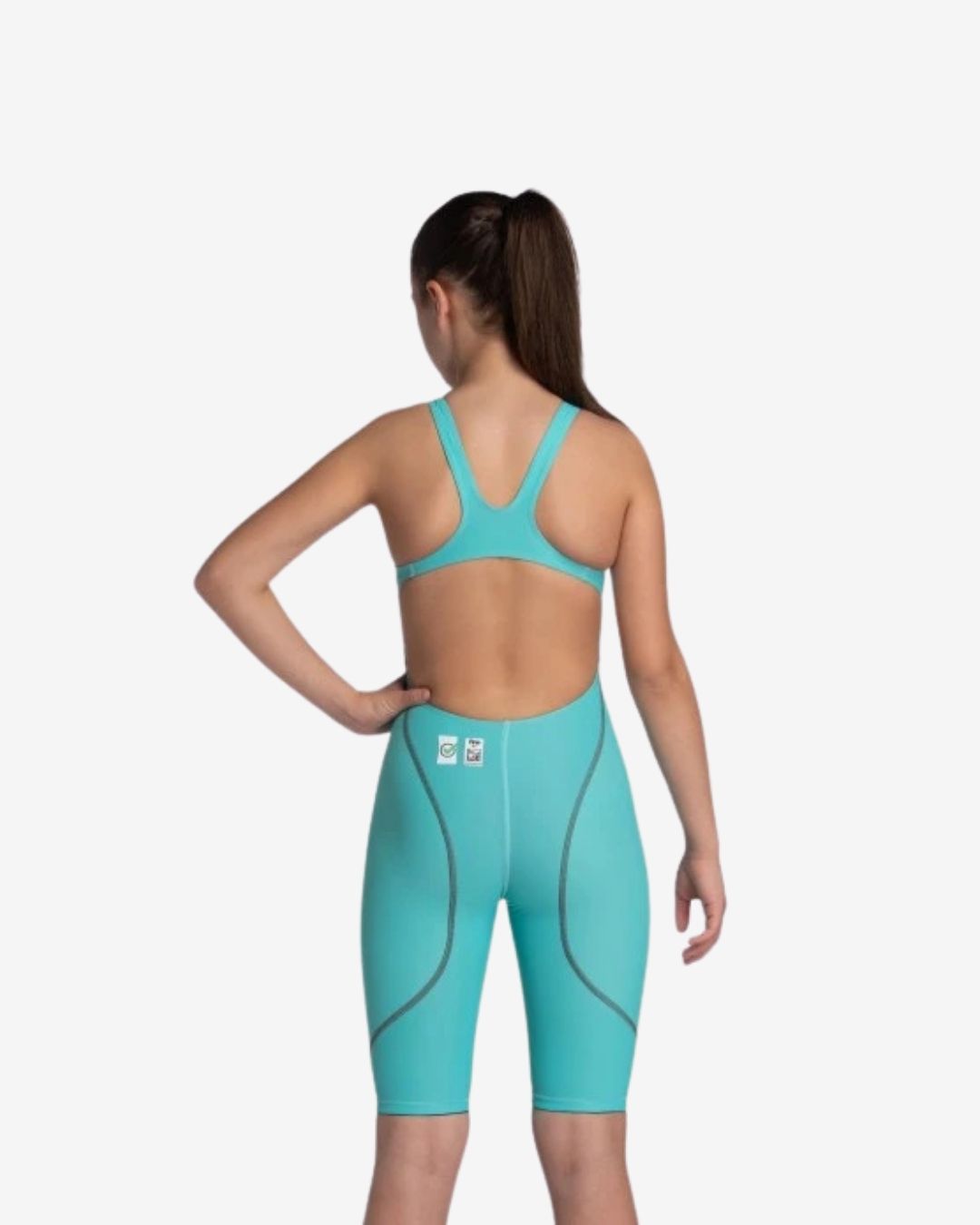 Costume Da Gara Arena Powerskin ST Next Junior OpenBack Ragazza Aquamarine