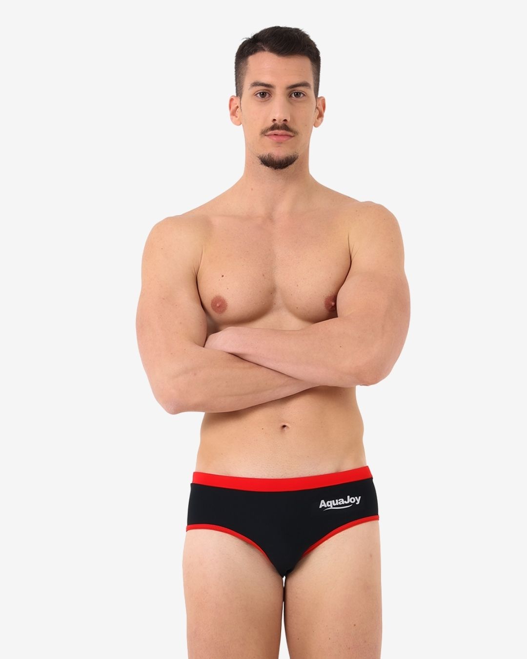 Costume Uomo Slip mod. Nero/Rosso