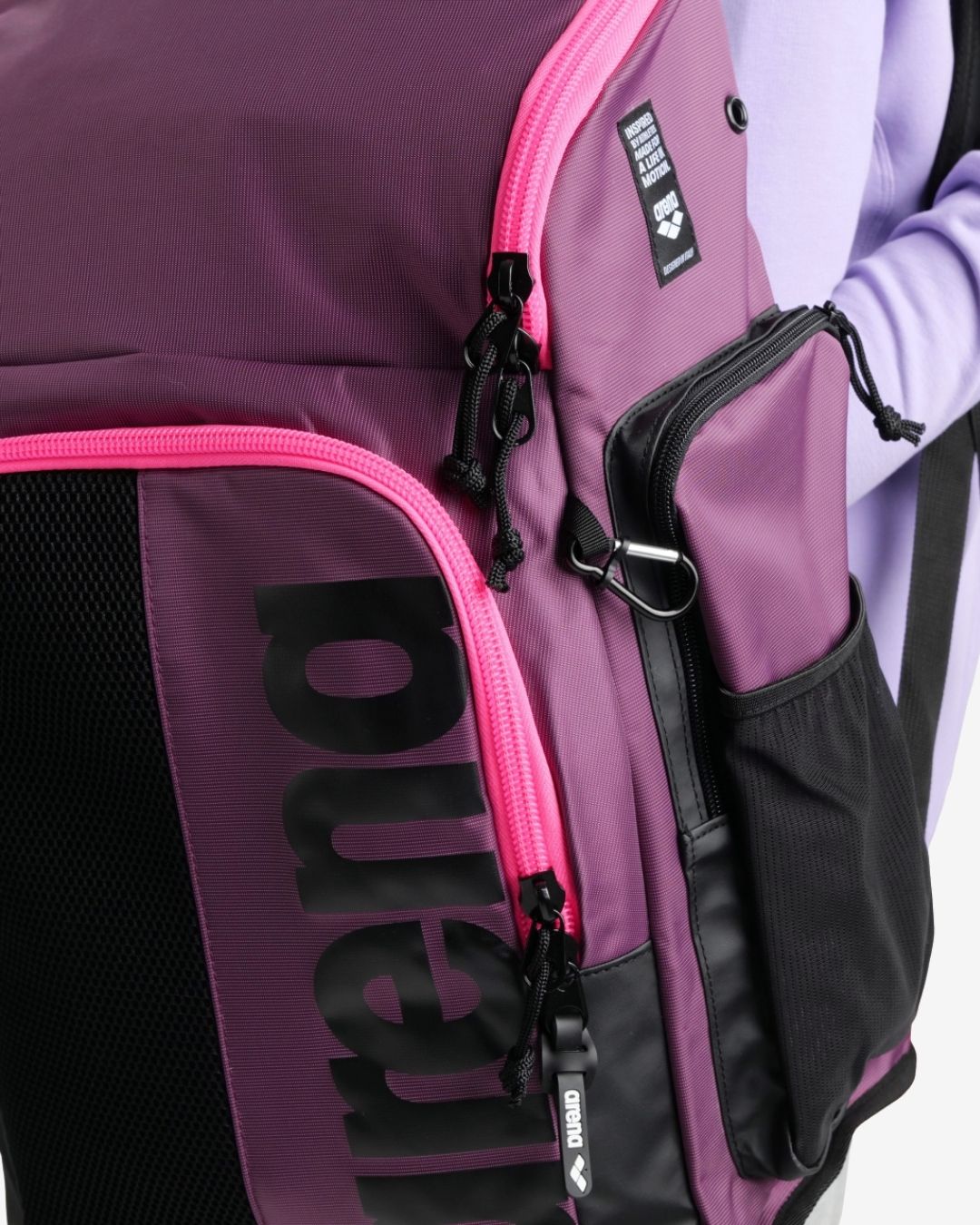 Zaino Arena Spiky III 45 L Plum/Neon Pink