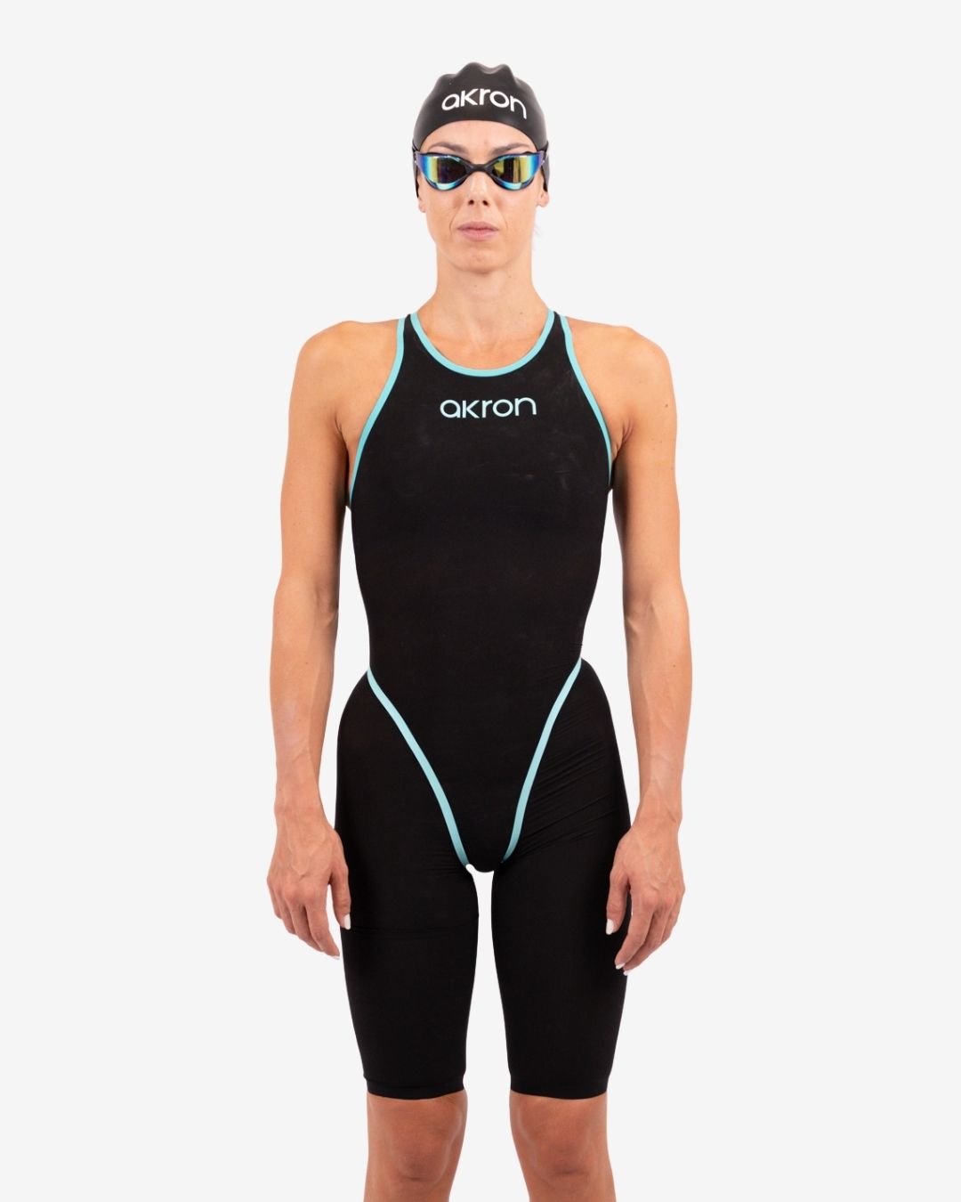 Costume Da Gara Donna Akron Ultraskin OpenBack Black-Tiffany