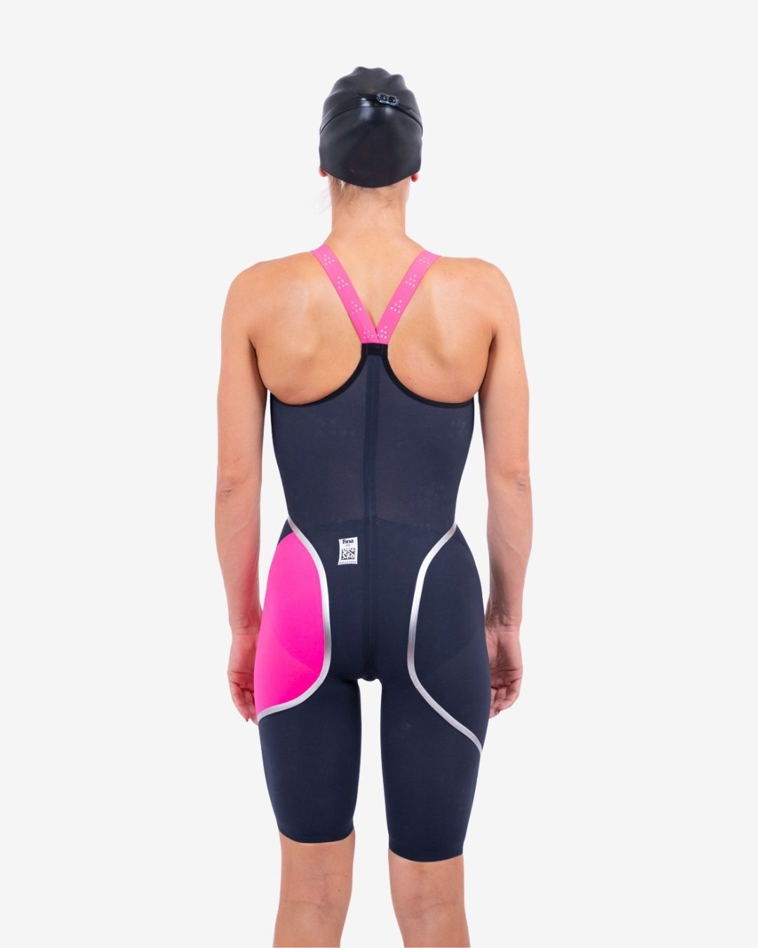 Costume Da Gara Donna Akron Venom Hero ClosedBack Dark Blue/Pink