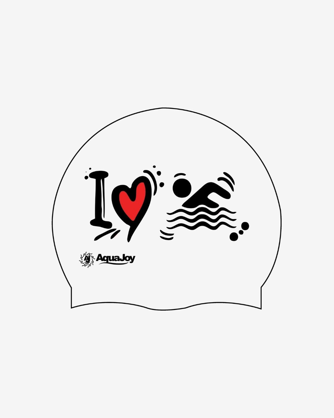 Cuffia Aquajoy Fantasia mod. I Love Swimming