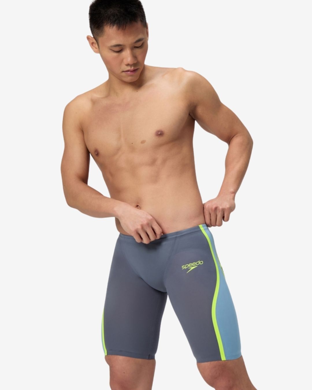 Costume Da Gara Speedo Fastskin LZR Pure Intent 2.0 Uomo Jammer Grey/Blue/Yellow