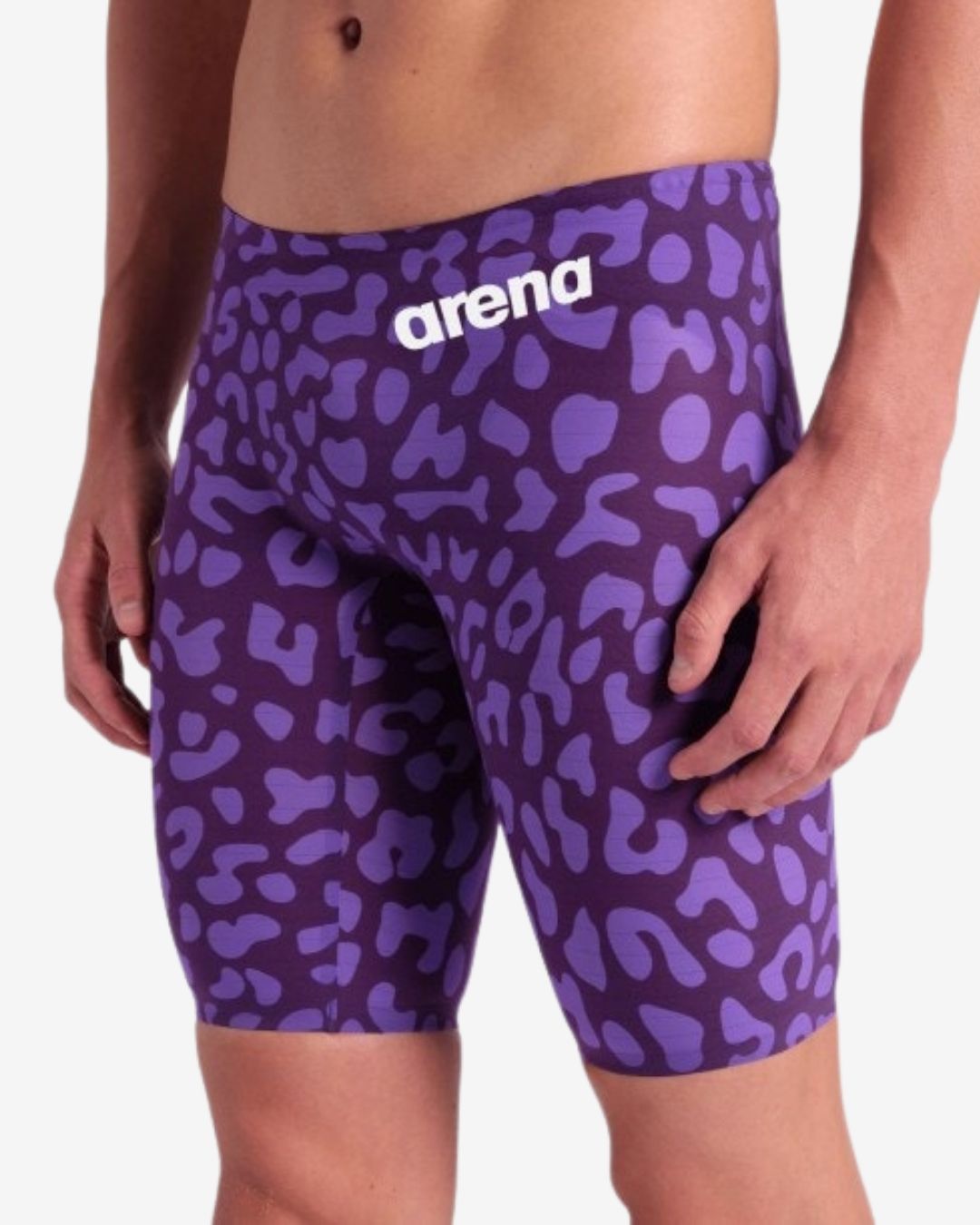 Costume Da Gara Arena Powerskin Carbon Air 2 Jammer Uomo Leopard Skin