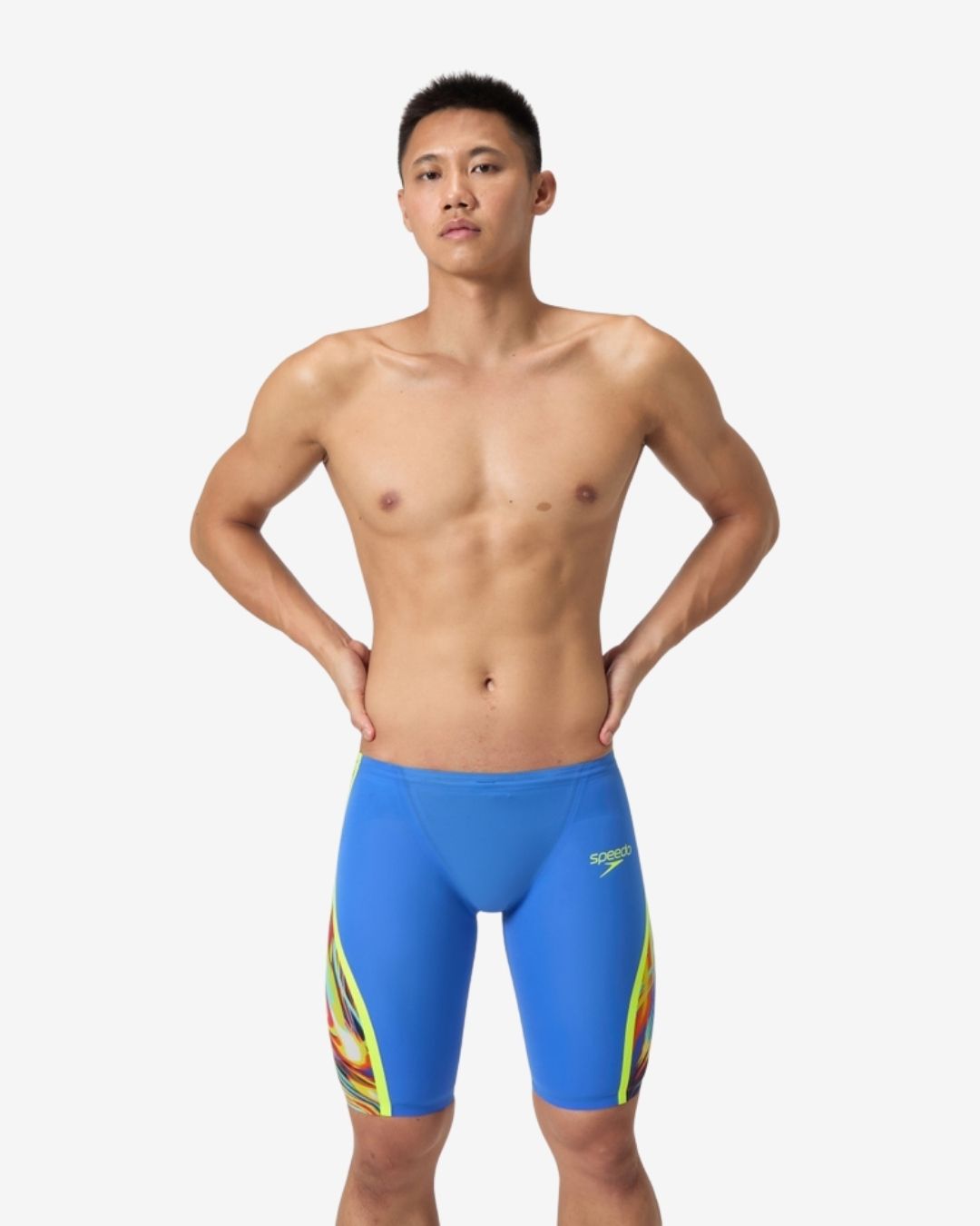 Costume Da Gara Speedo Fastskin LZR Pure Intent 2.0 Uomo Jammer Molten Blur/Cobalt Pop