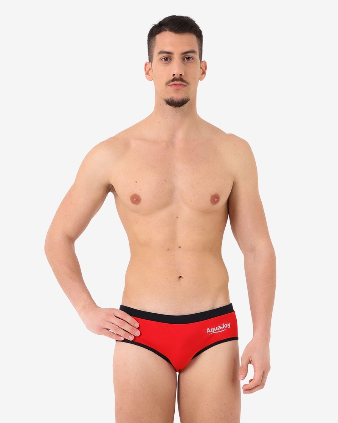 Costume Uomo Slip mod. Rosso/Nero