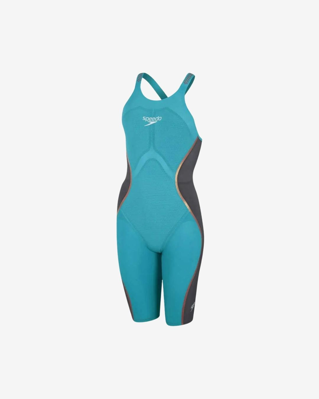 Costume Da Gara Donna Speedo Fastskin LZR Pure Intent OpenBack Azzurro Grigio