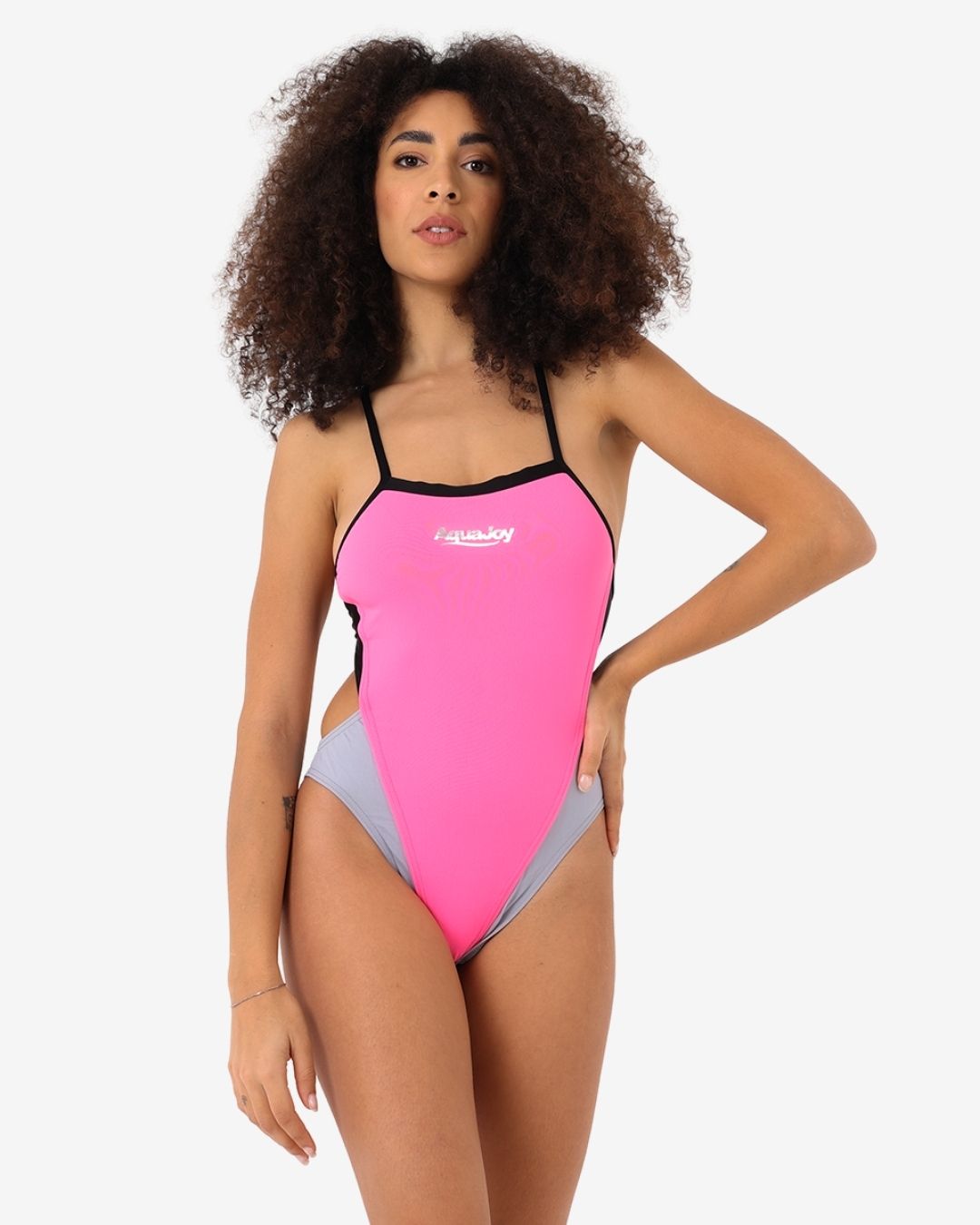 Costume Donna Bordato Bicolore Annodato mod. Fresh Chewingum/Mercurio