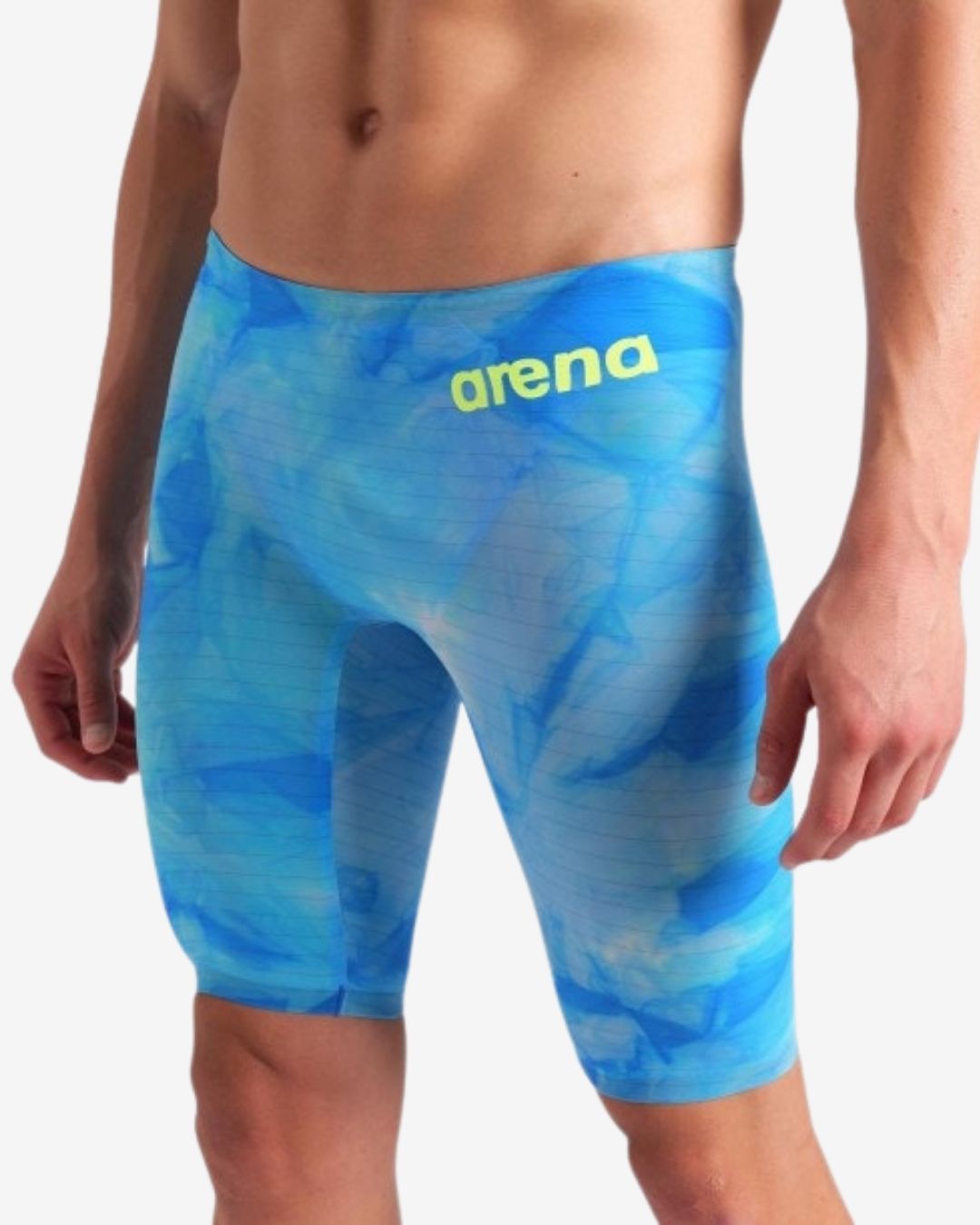 Costume Da Gara Arena Powerskin Carbon Air 2 Tie-Dye Jammer Uomo Cobalt