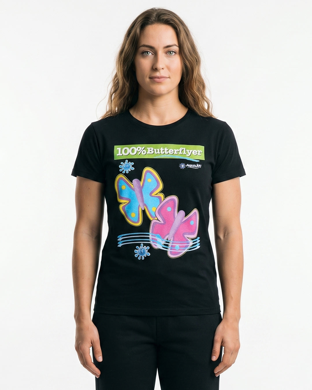 T-Shirt Aquajoy mod. Butterfly Black