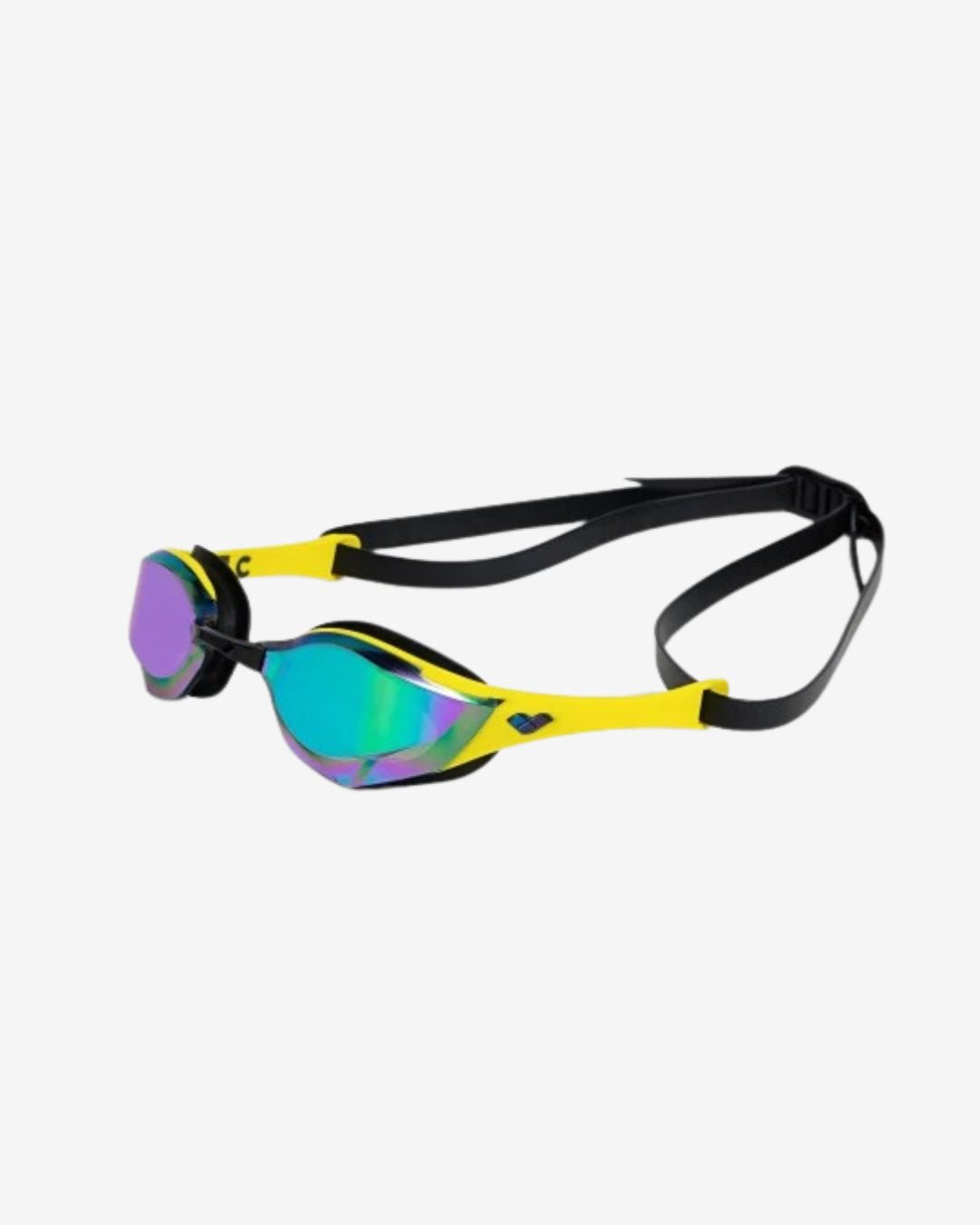 Occhialini Nuoto Specchiati Arena Cobra Edge Swipe Mirror Emerald Yellow