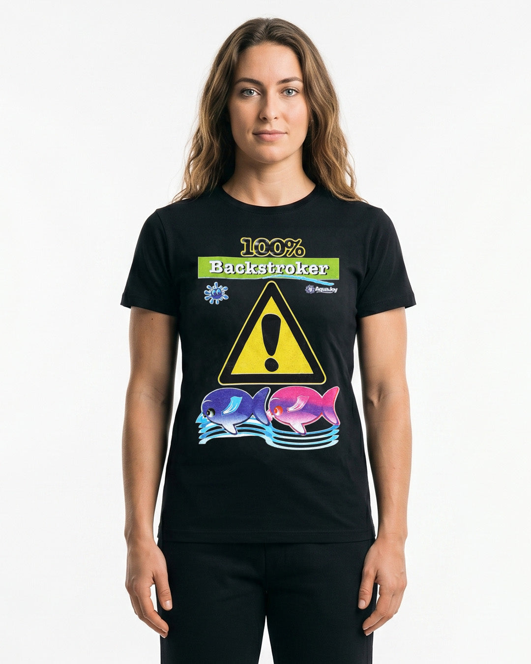 T-Shirt Aquajoy mod Backstroke Black