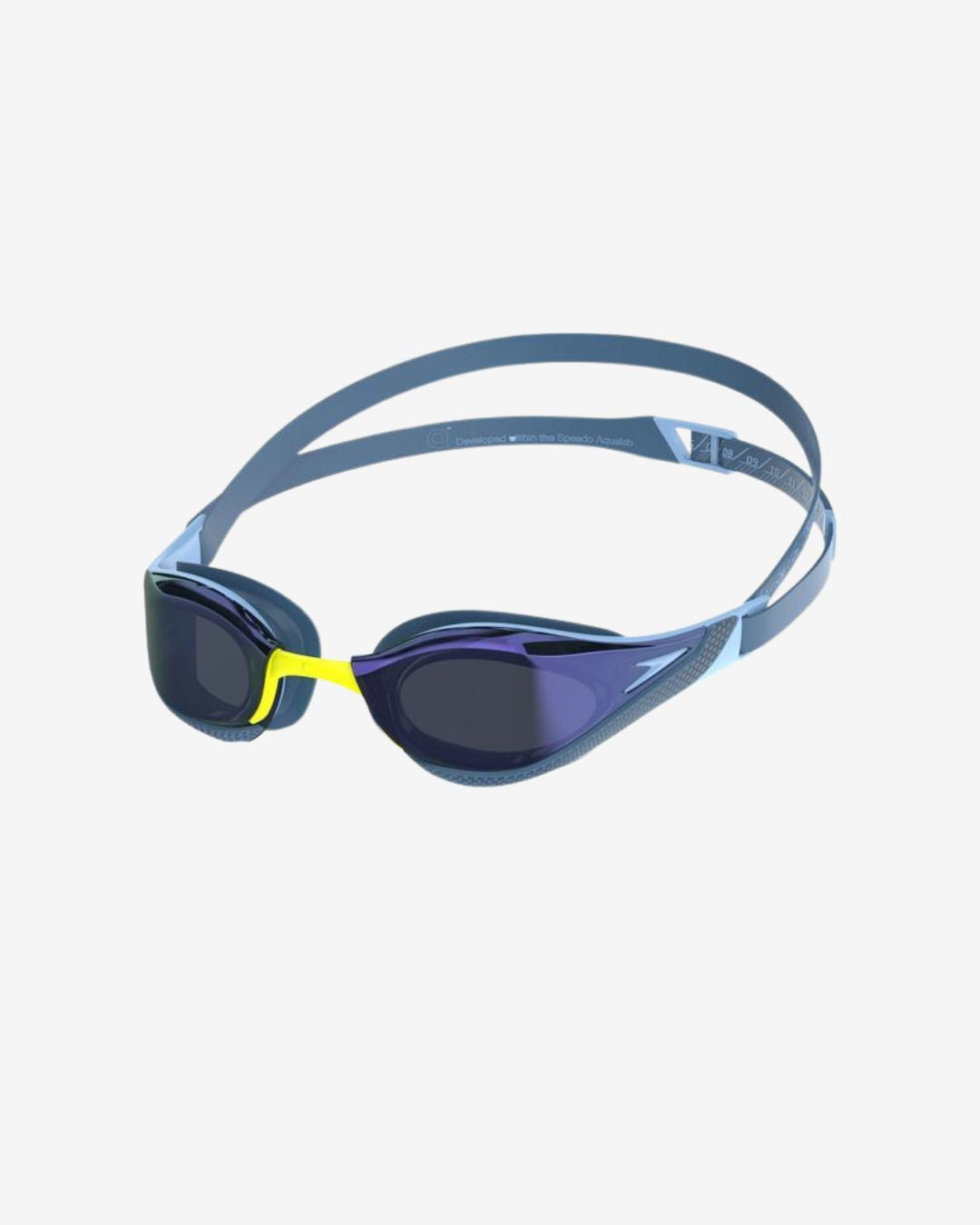 Occhialini Speedo Pure Focus Mirror Navy/ Sugar Blue