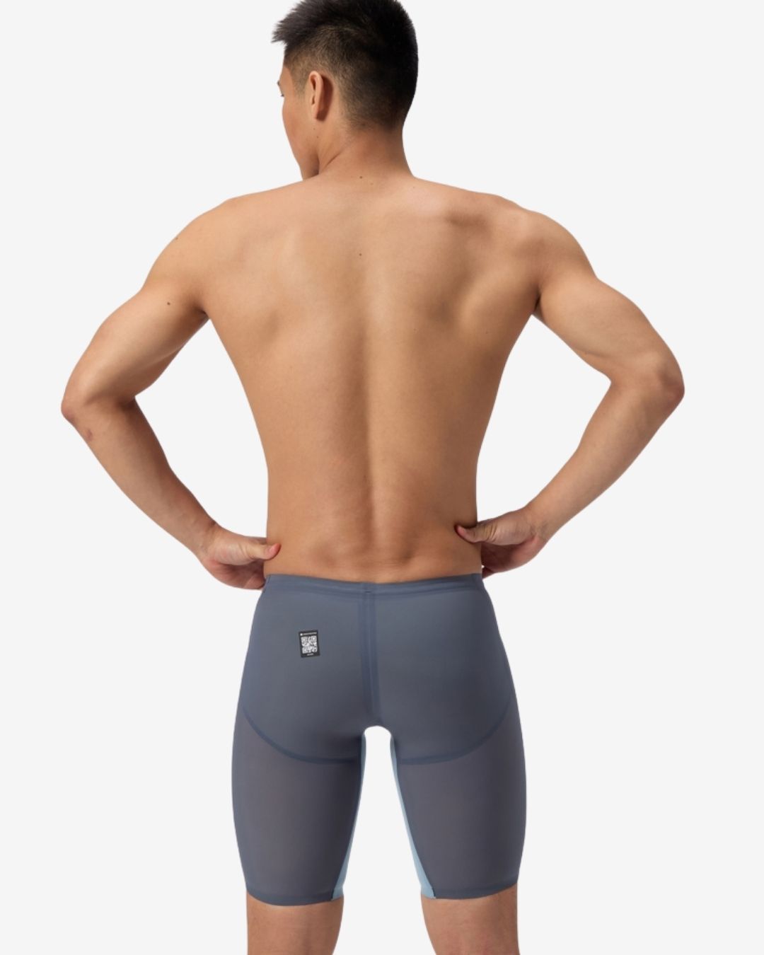 Costume Da Gara Speedo Fastskin LZR Pure Valor 2.0 Uomo Jammer Grey/Acadia Blue Grigio