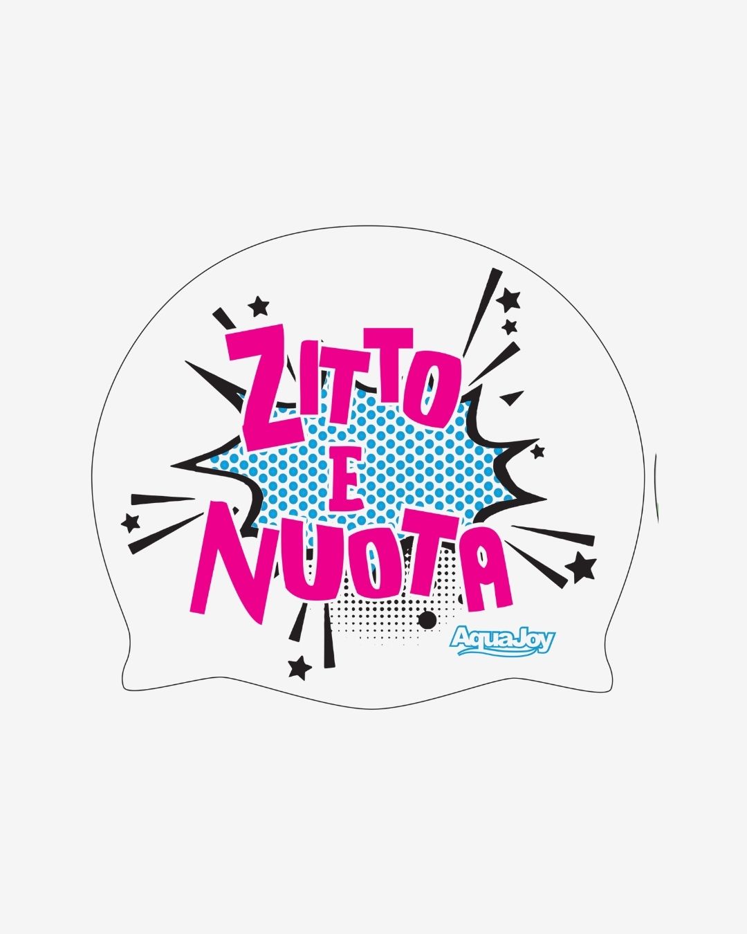 Cuffia Aquajoy Fantasia mod. Zitto e Nuota
