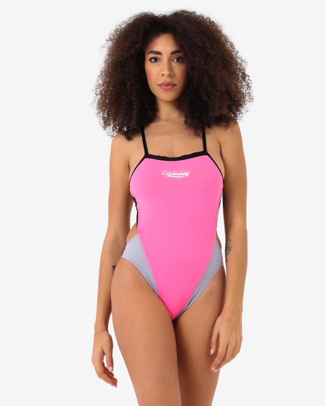 Costume Donna Bordato Bicolore Annodato mod. Fresh Chewingum/Mercurio