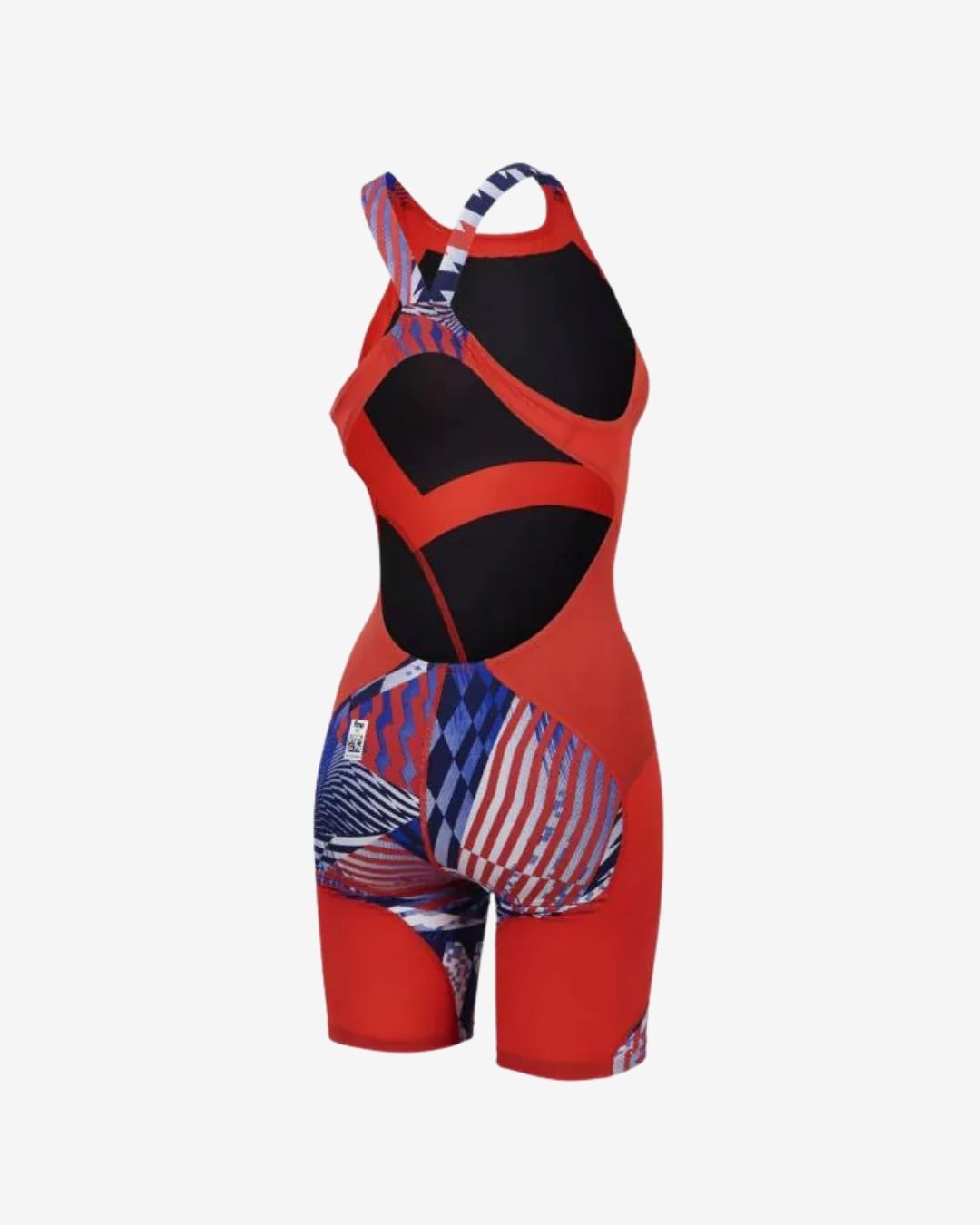 Costume Da Gara Speedo Donna Fastskin LZR Ignite Kneeskin Junior Flame Red/Bold White