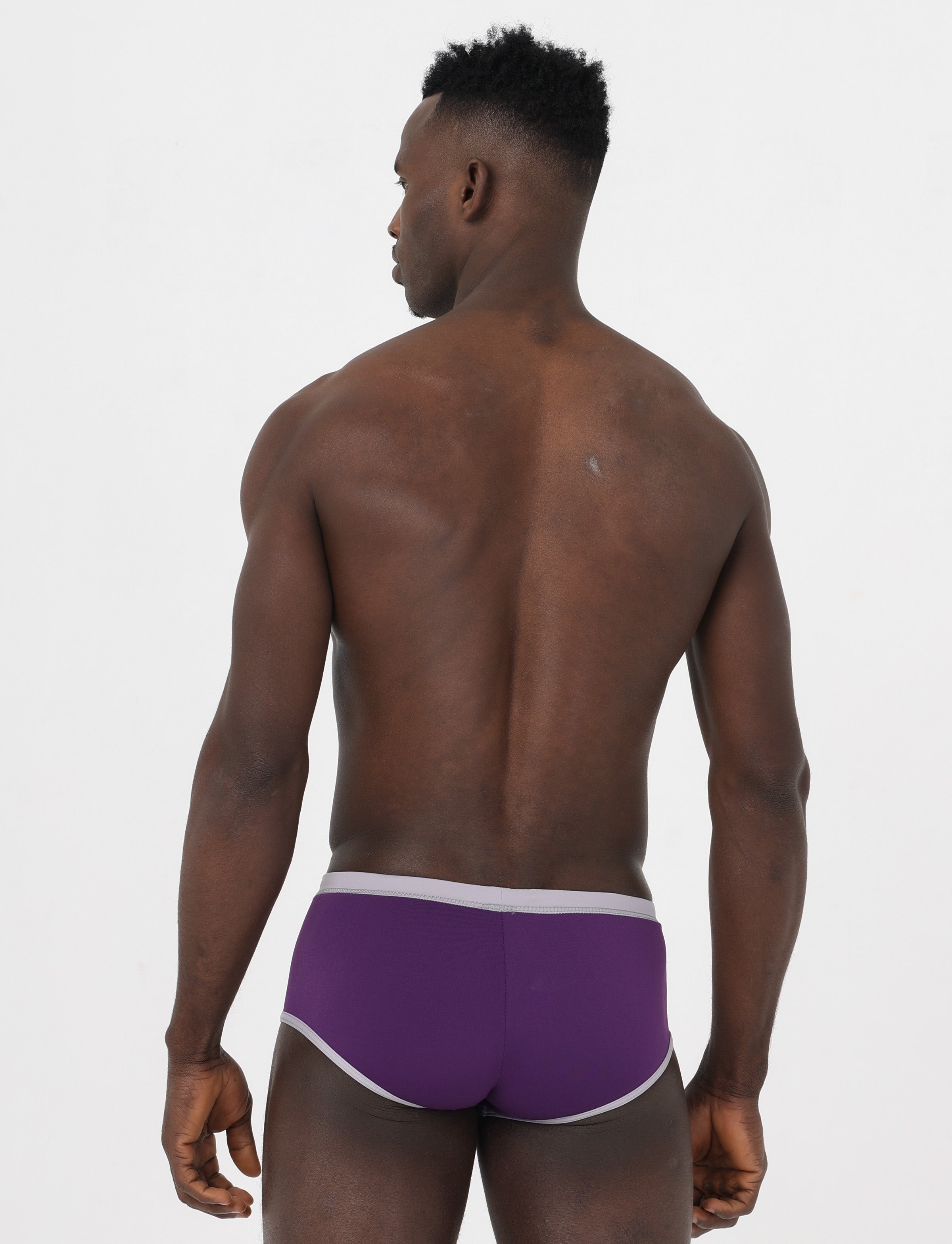 Costume Uomo Parigamba a Vita Bassa Aquajoy mod. One Logo Plum/Mercurio