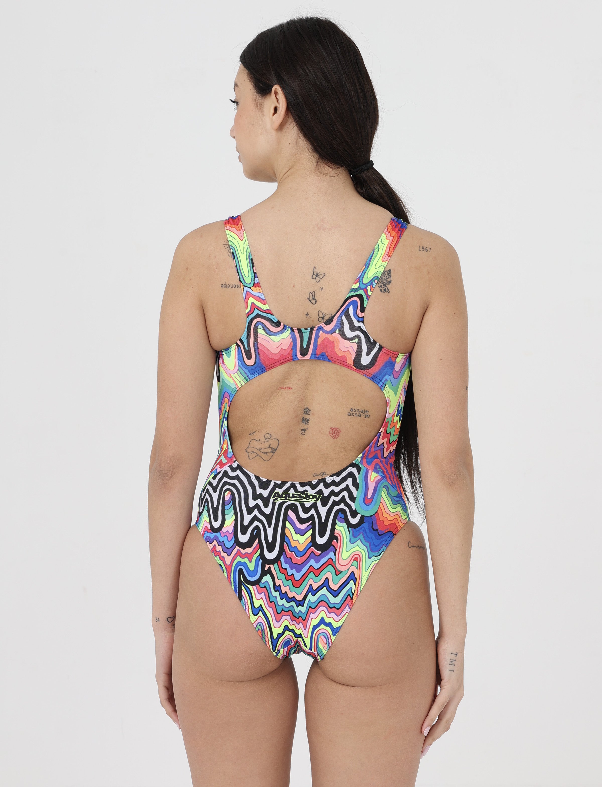 Costume Donna Olimpionico Aquajoy mod. Colorfull