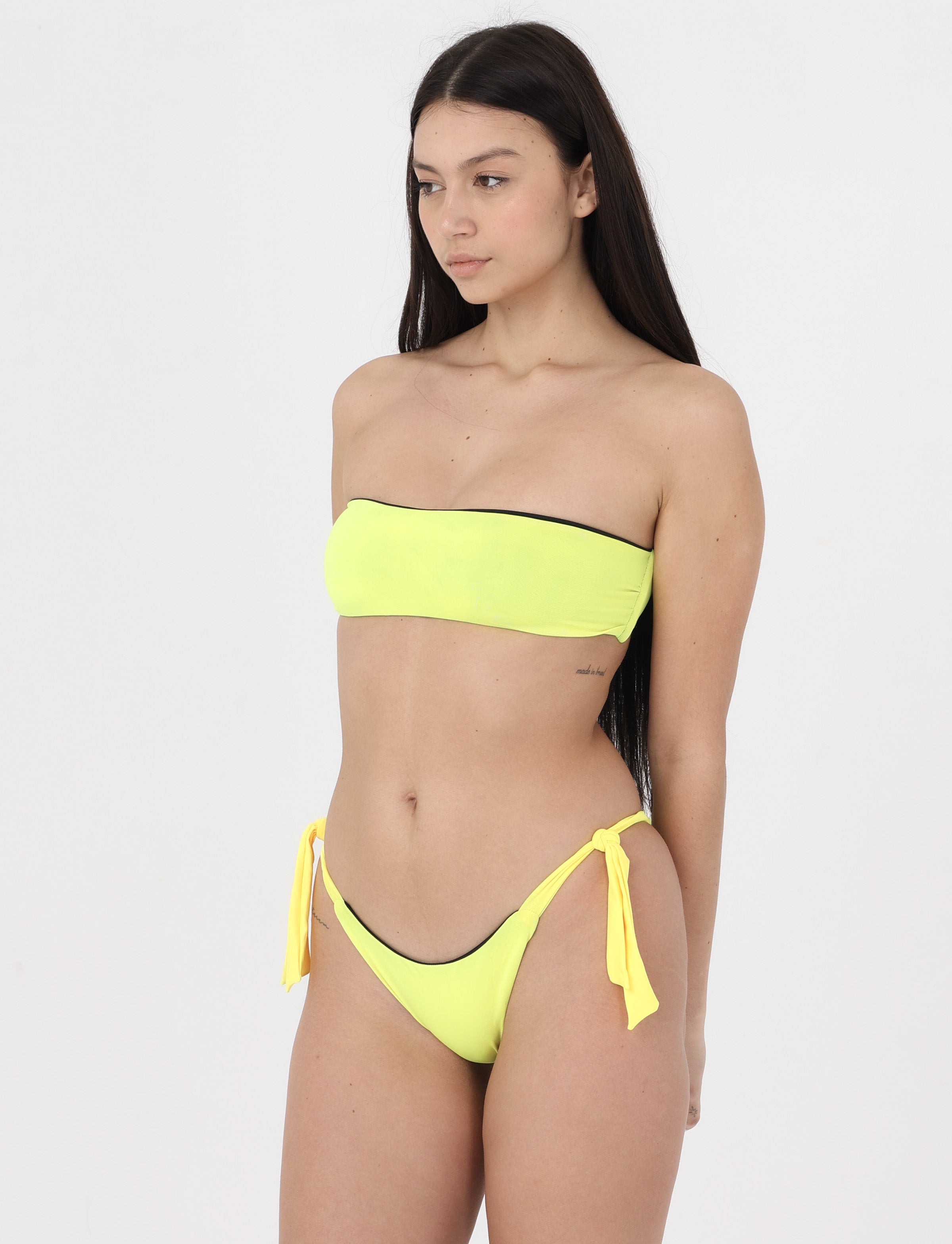 Bikini Aquajoy mod. Fascia Giallo/Nero