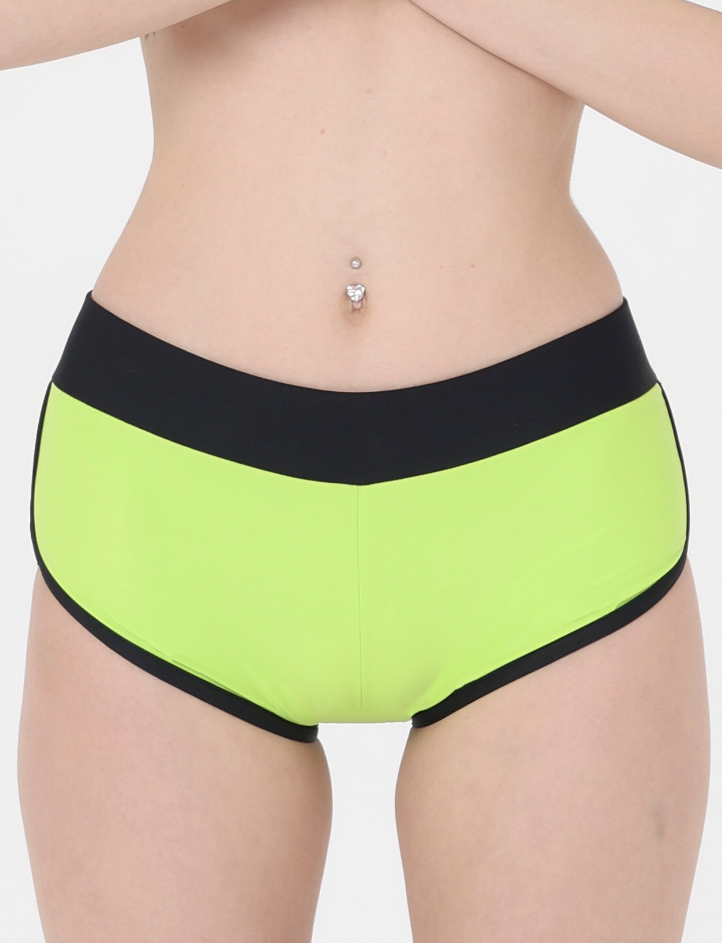 Hot Pants Aquajoy Verde/Nero