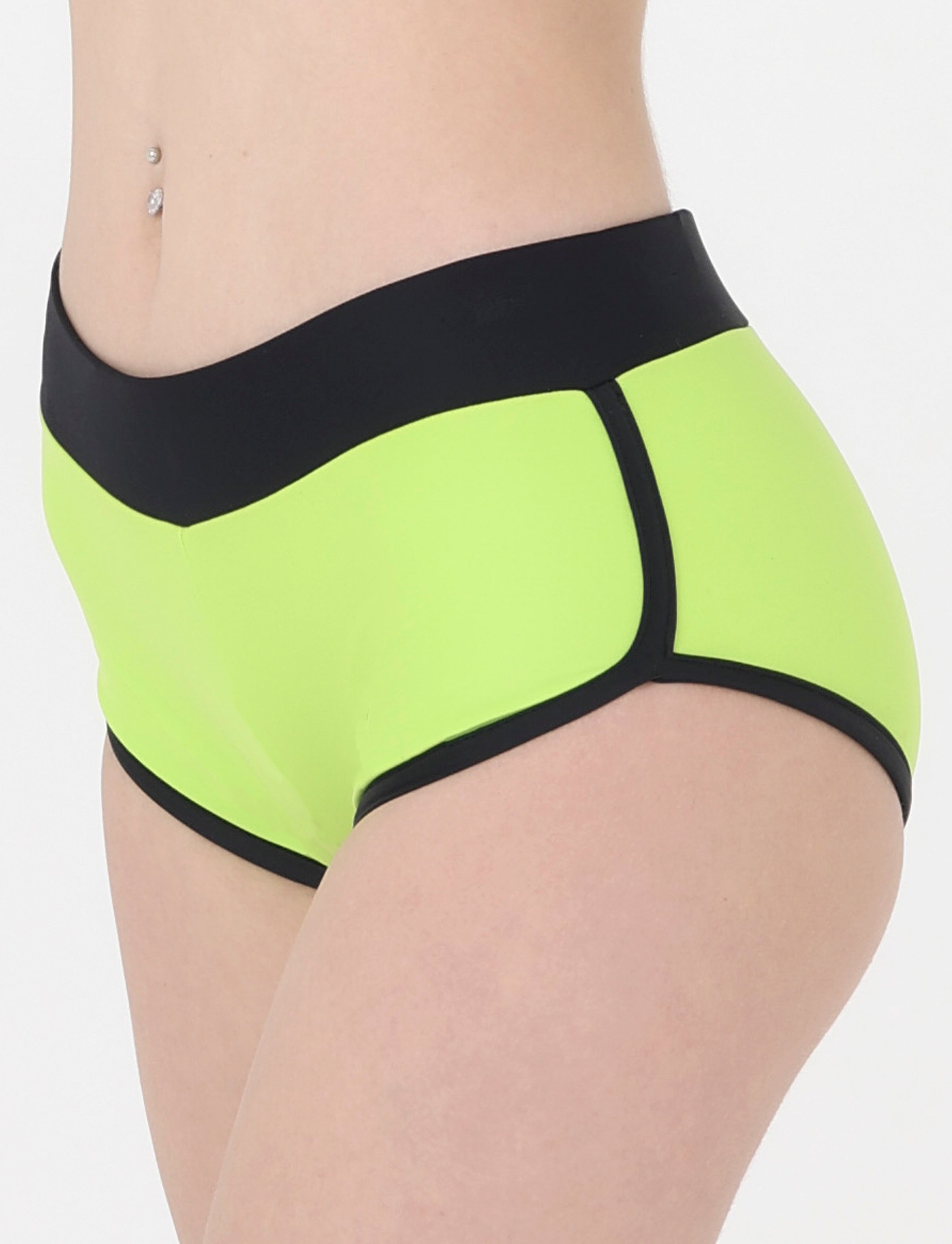 Hot Pants Aquajoy Verde/Nero