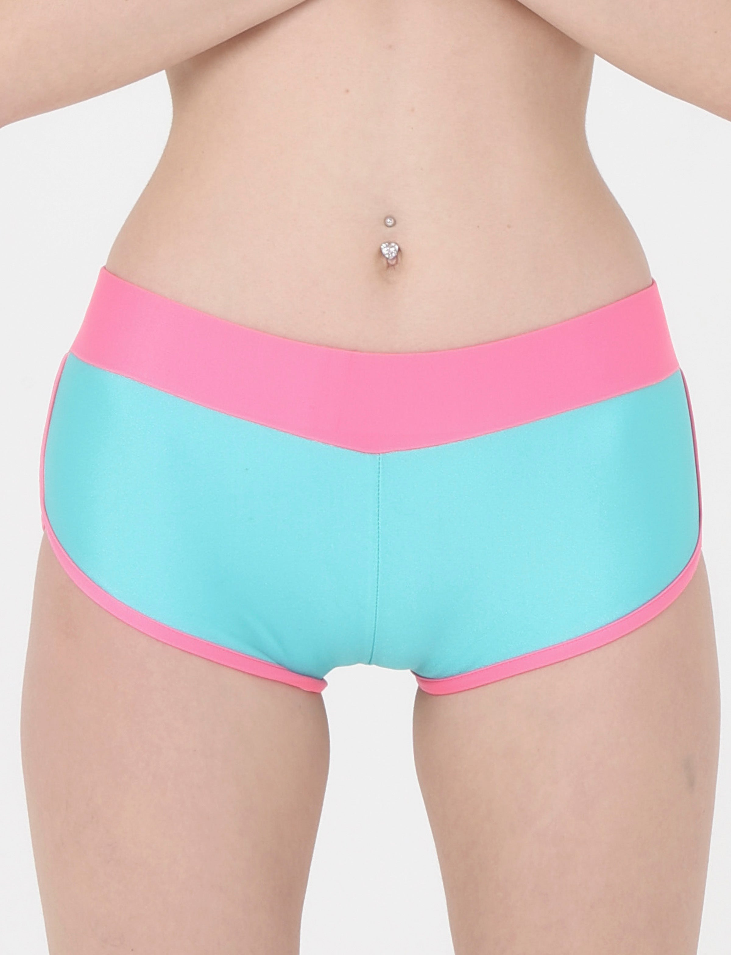 Hot Pants Aquajoy Turchese/Rosa