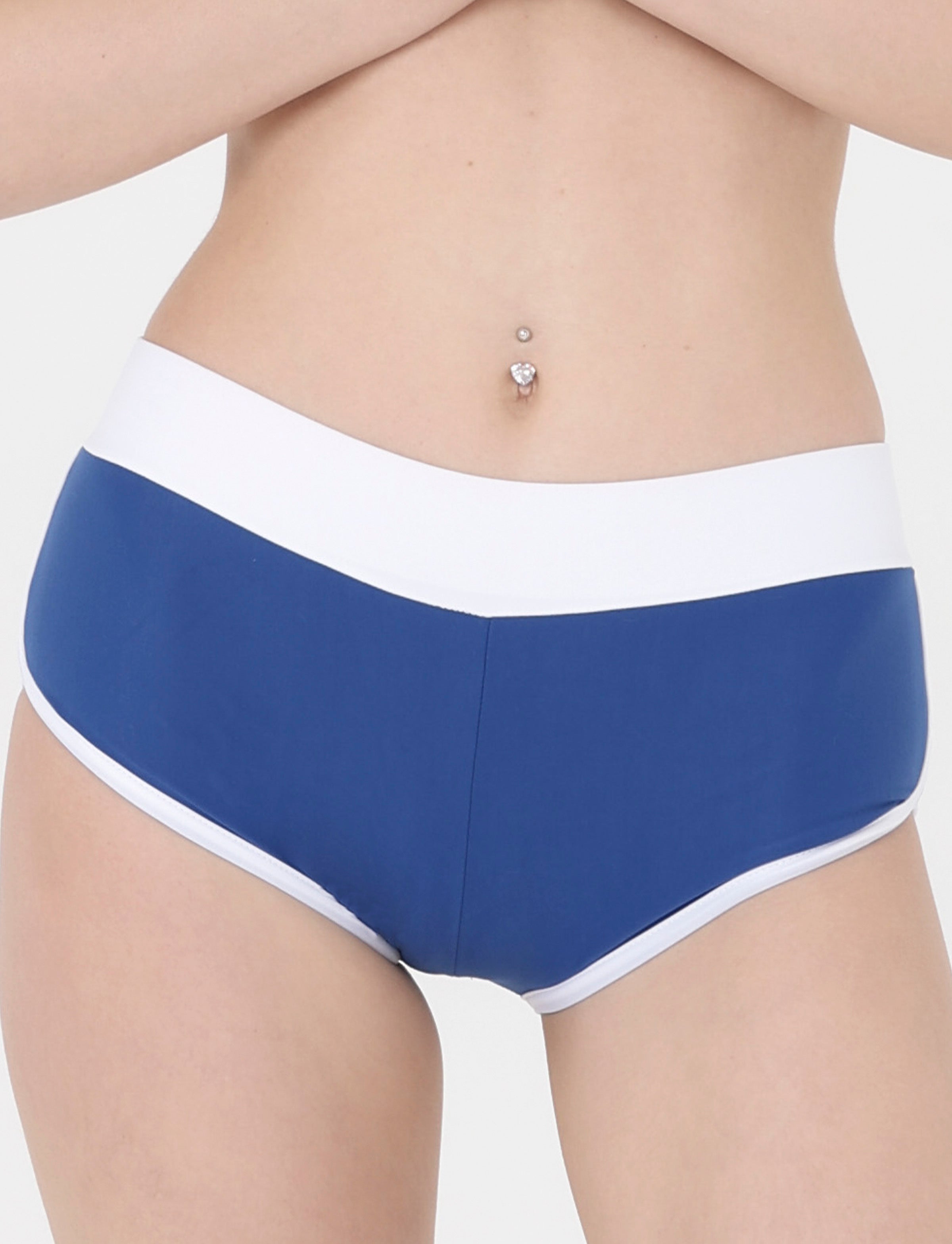 Hot Pants Aquajoy Blu/Bianco