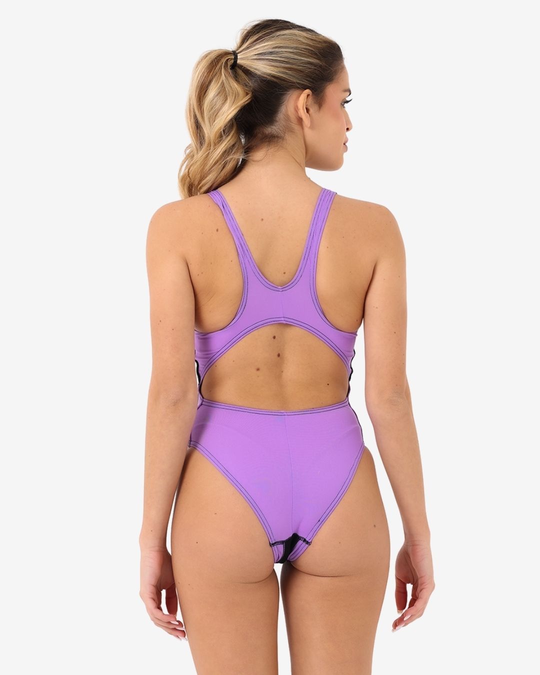 Costume Donna Olimpionico Bicolore mod. Nero/Paddle