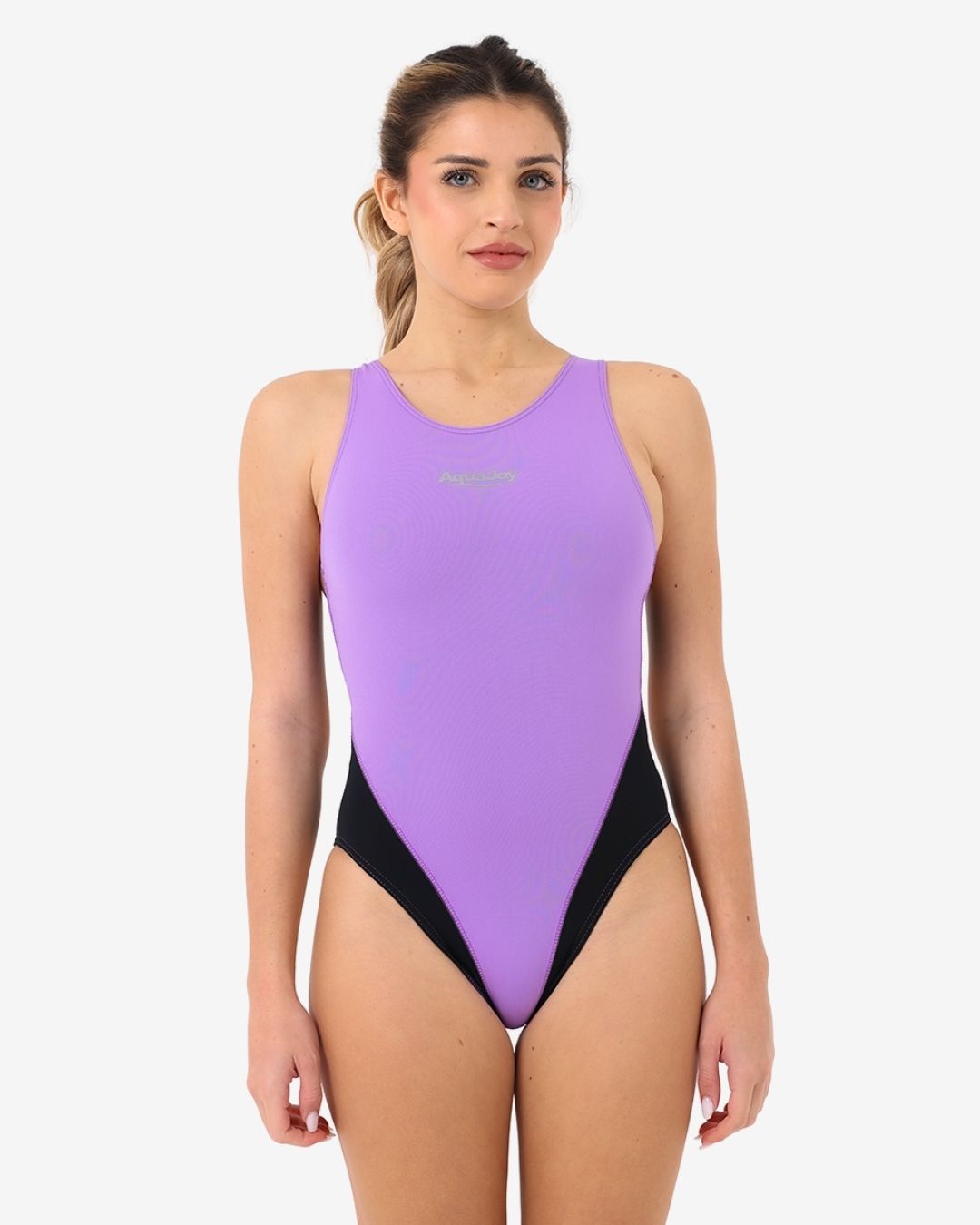 Costume Donna Olimpionico Bicolore mod. Paddle/Nero