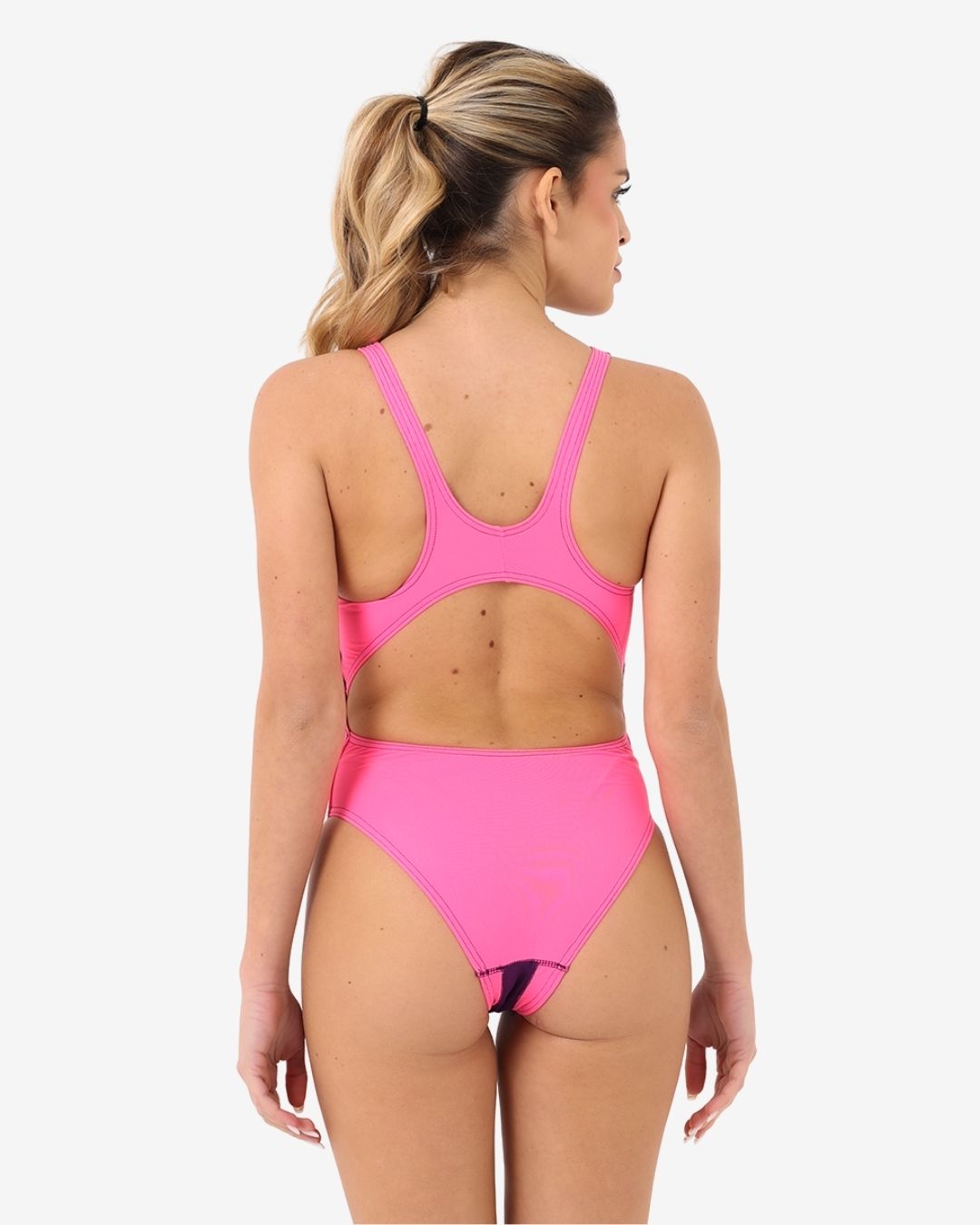 Costume Donna Olimpionico Bicolore mod. Plum/Chewingum