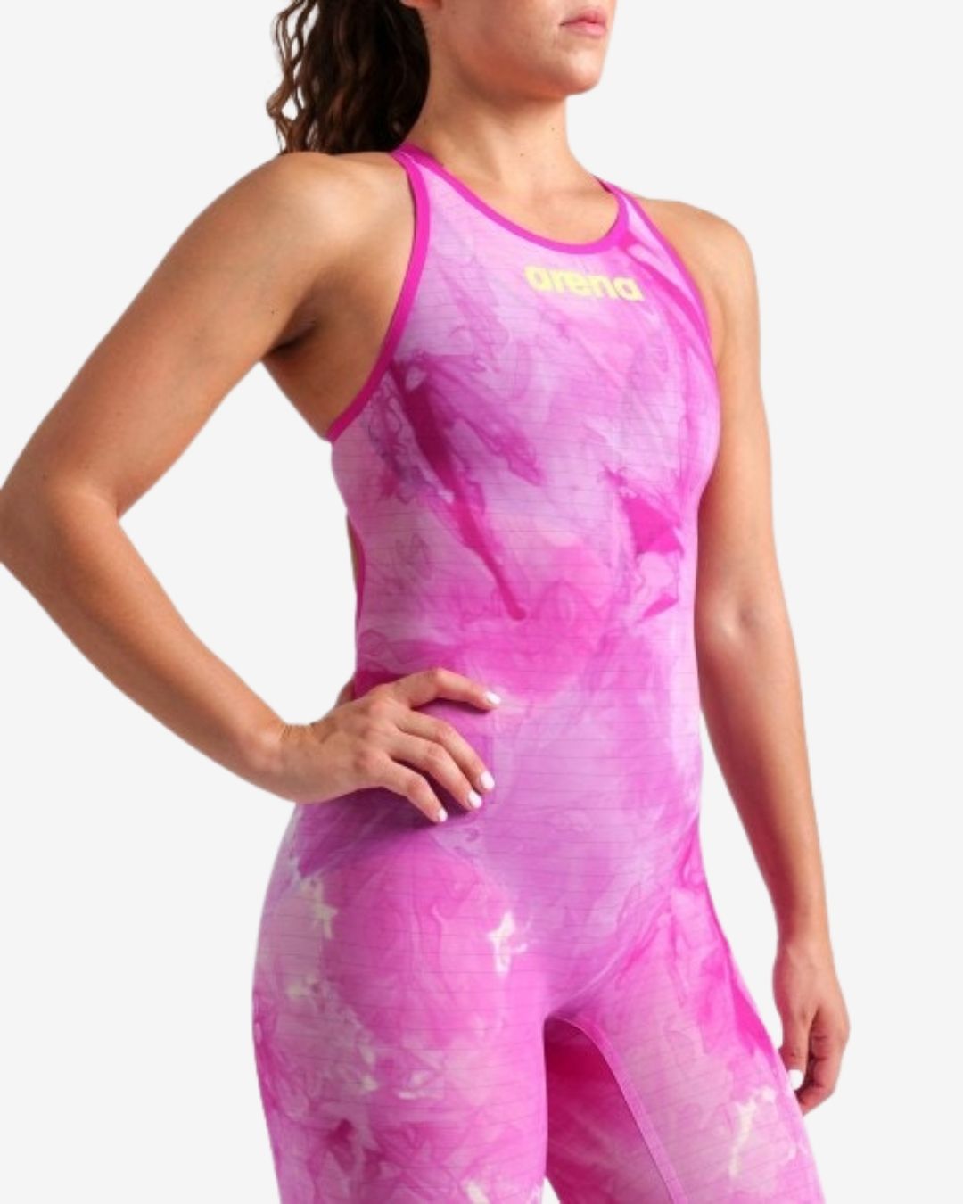 Costume Da Gara Arena Powerskin Carbon Air 2 Tie-Dye Donna OpenBack Ciclamyn