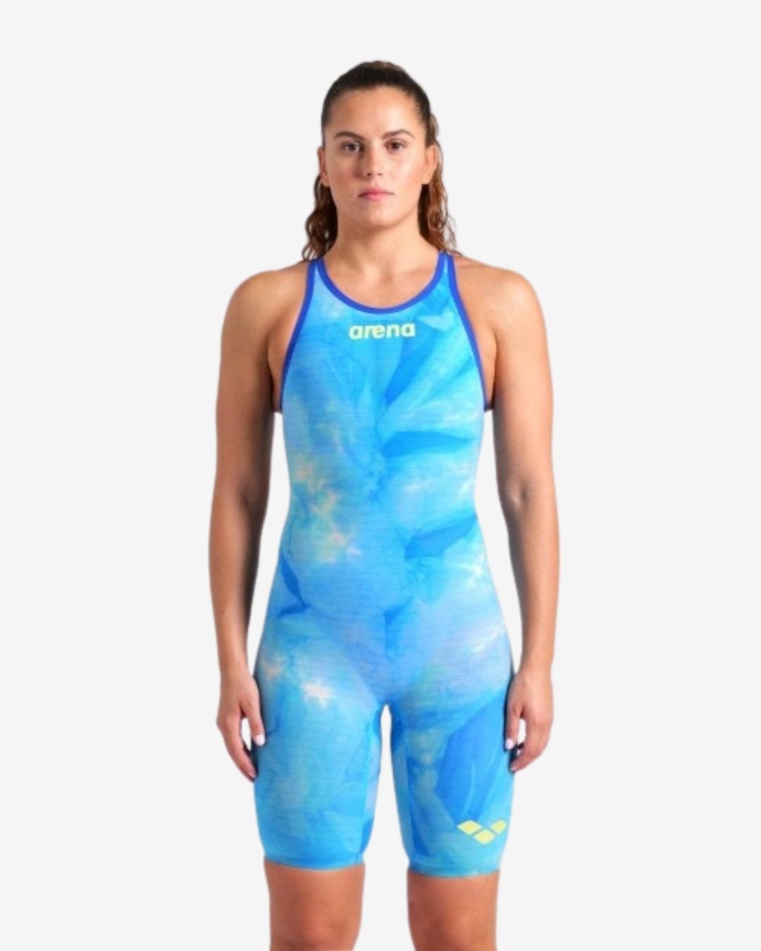 Costume Da Gara Arena Powerskin Carbon Air 2 Tie-Dye Donna OpenBack Cobalt