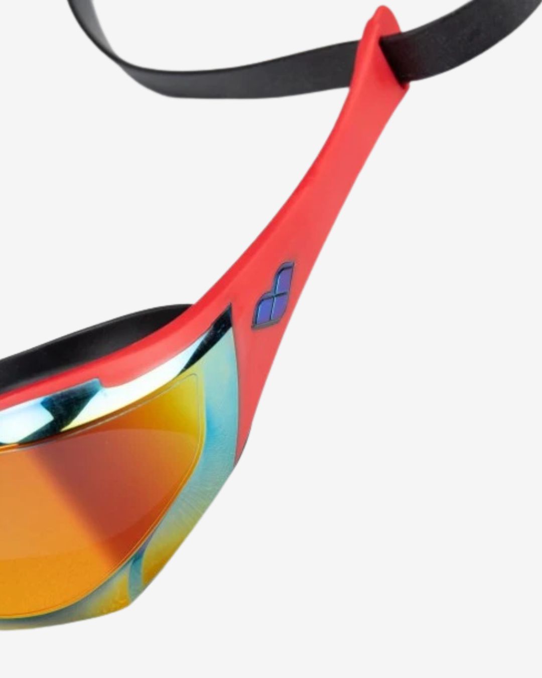 Occhialini Nuoto Specchiati Arena Cobra Edge Swipe Mirror Indomitus Ed.Limit. Gold/Red