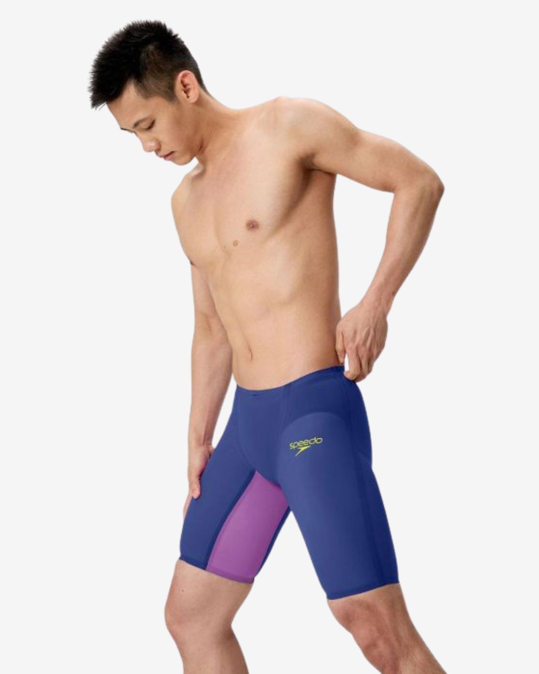 Costume Da Gara Uomo Speedo Fastskin LZR Pure Valor 2.0 Jammer Blue Navy/Purple