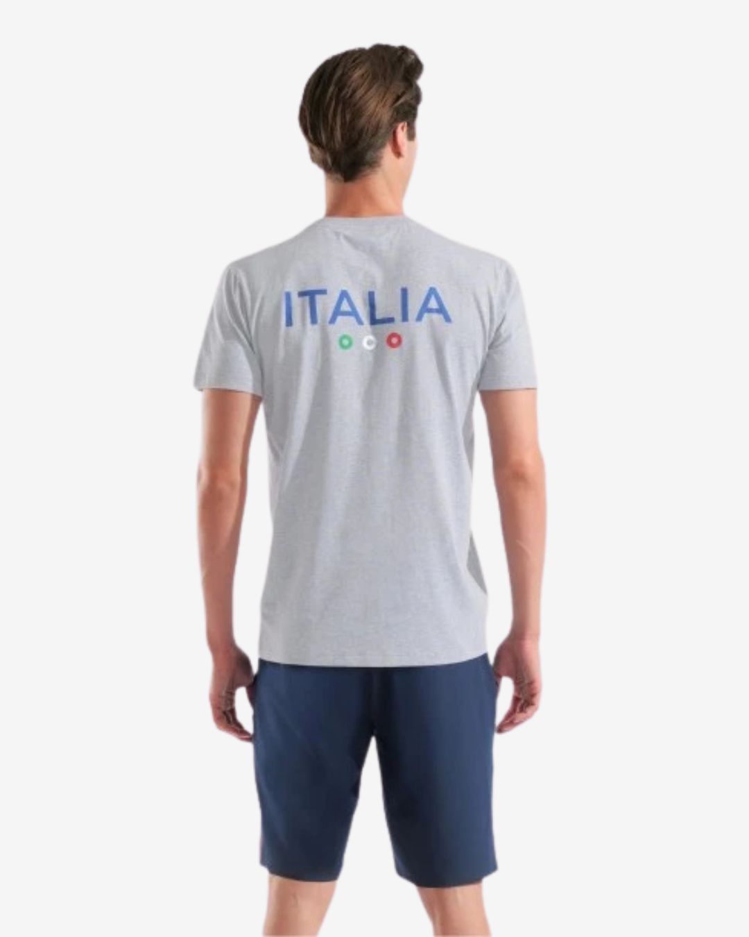 T Shirt Arena Unisex mod. Fin Team Italia Grigia