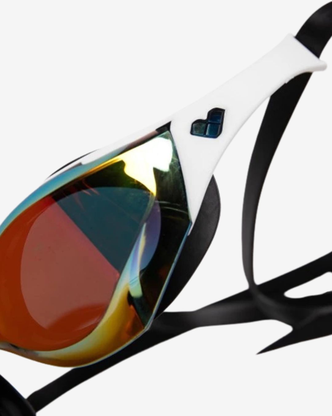 Occhialini Nuoto Specchiati Arena Cobra Edge Swipe Mirror Gold white