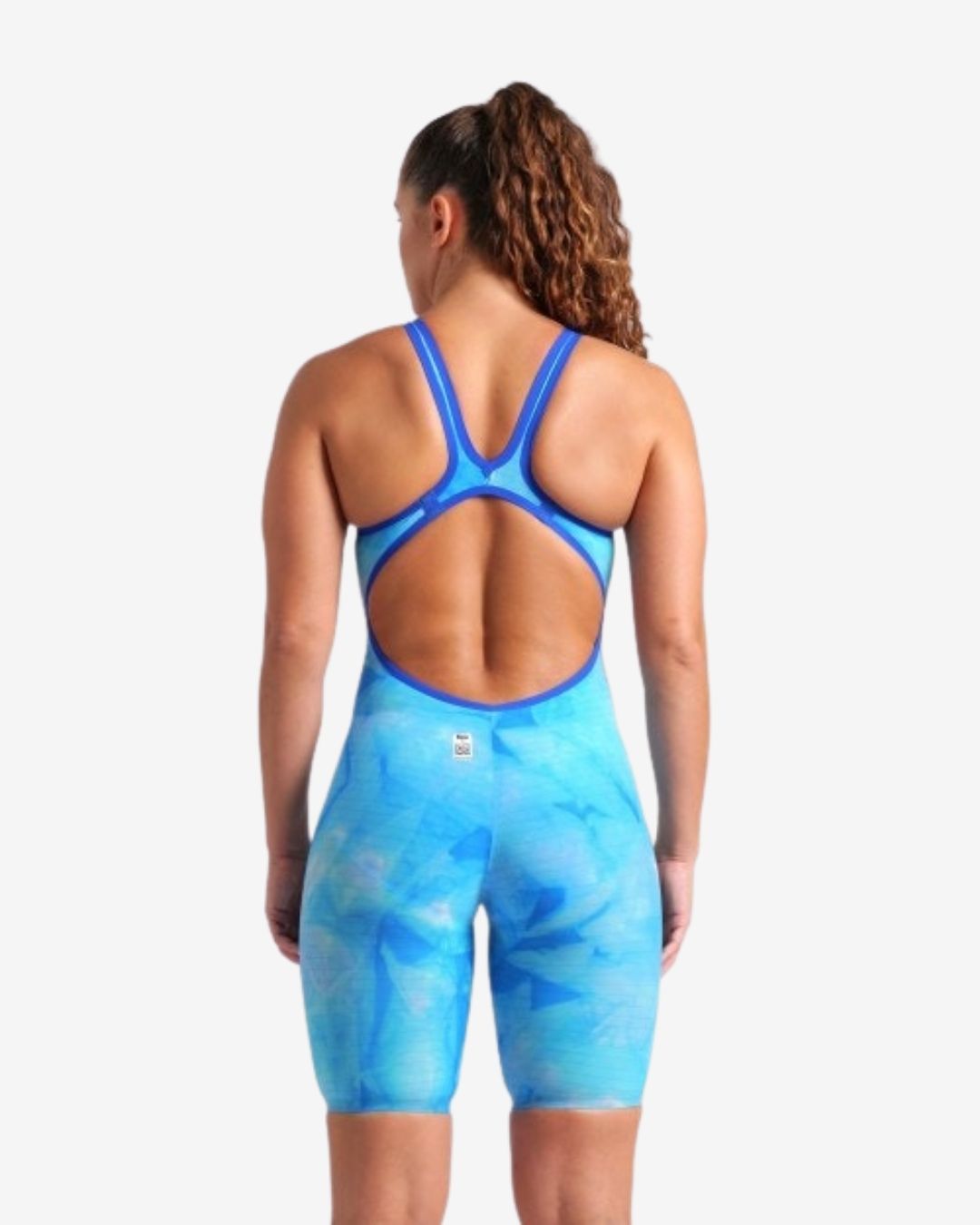 Costume Da Gara Arena Powerskin Carbon Air 2 Tie-Dye Donna OpenBack Cobalt