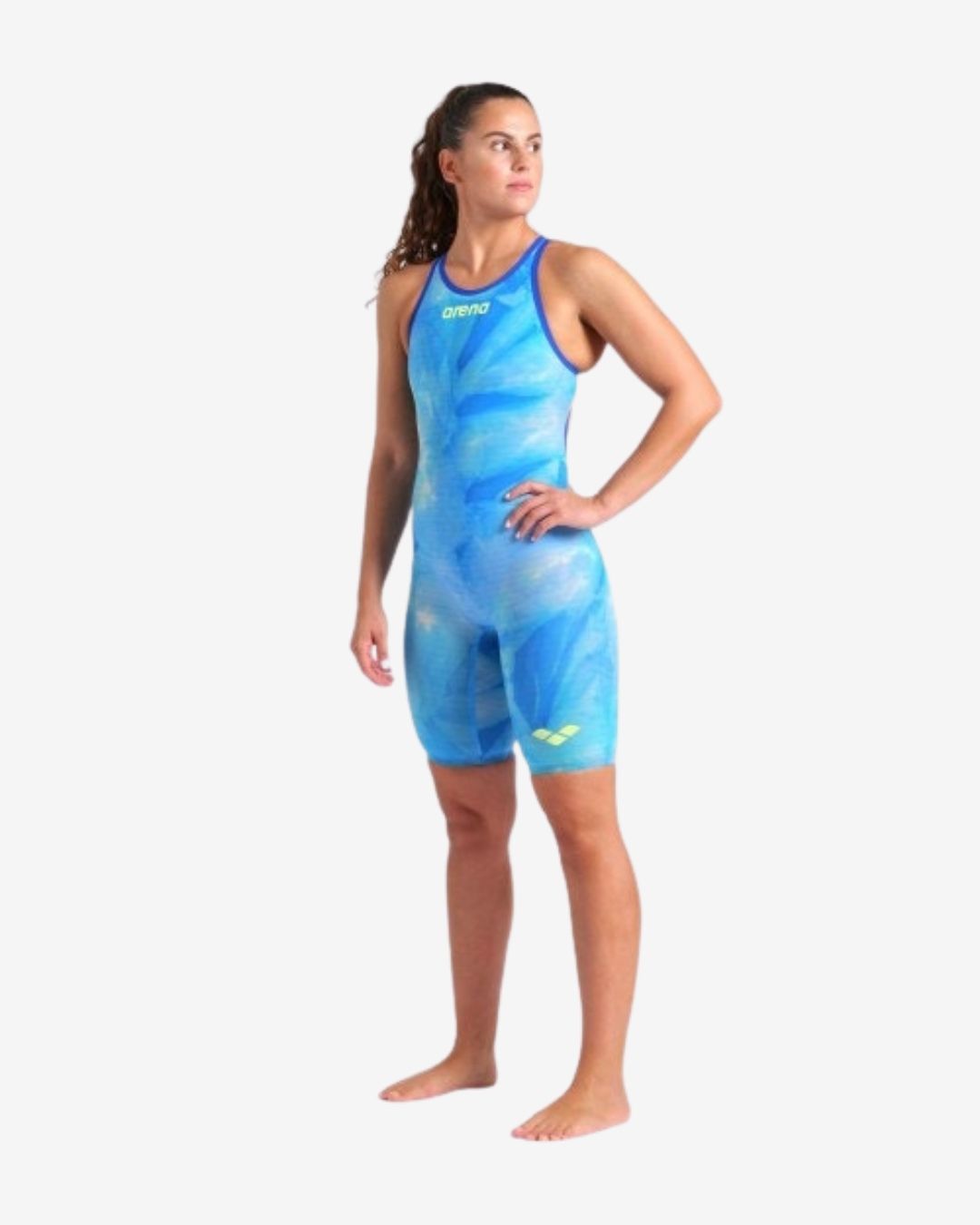 Costume Da Gara Arena Powerskin Carbon Air 2 Tie-Dye Donna OpenBack Cobalt